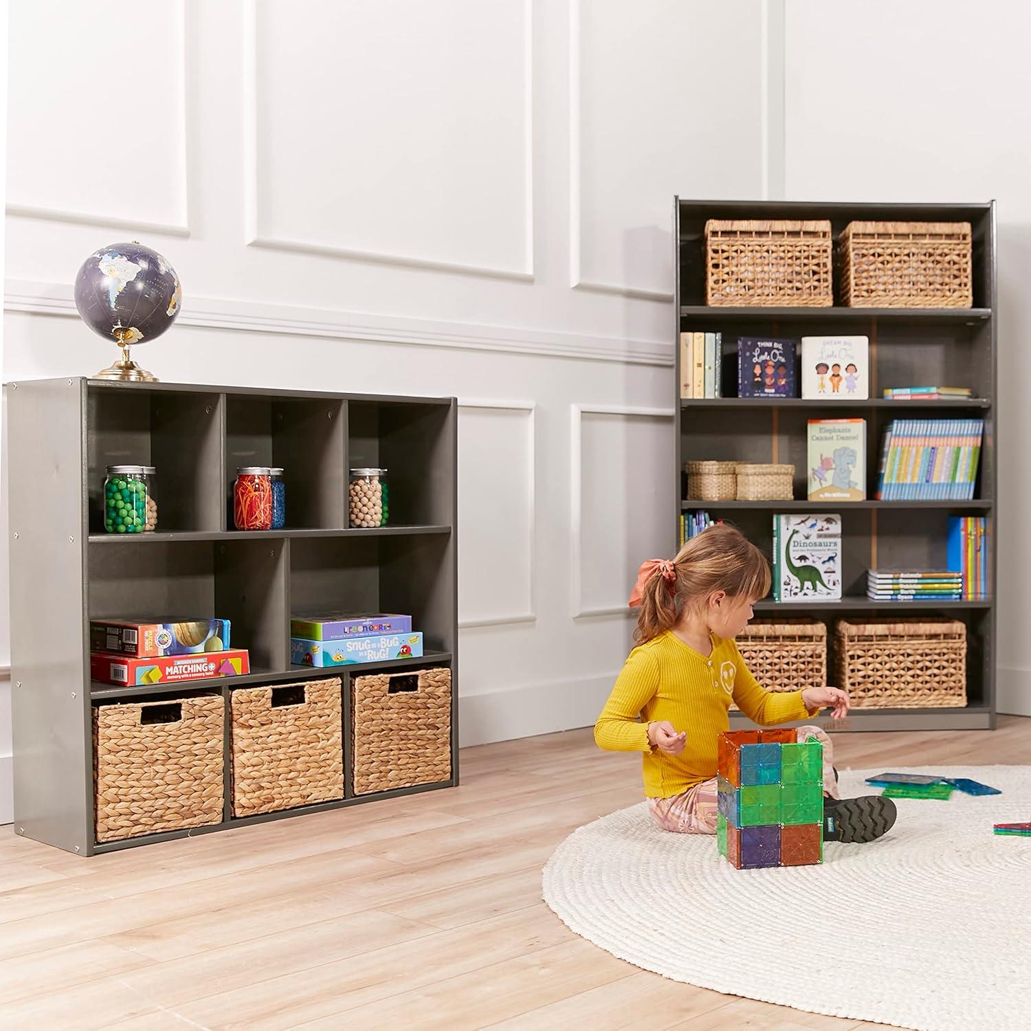 ECR4Kids ECR4Kids Streamline 8-Compartment Storage Cabinet, 36in, Classroom Furniture