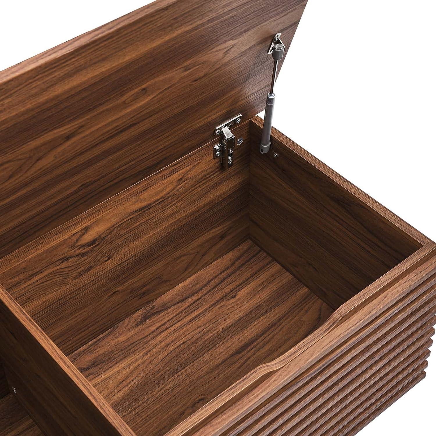 Modway Render 47" Wood Grain Storage Bench