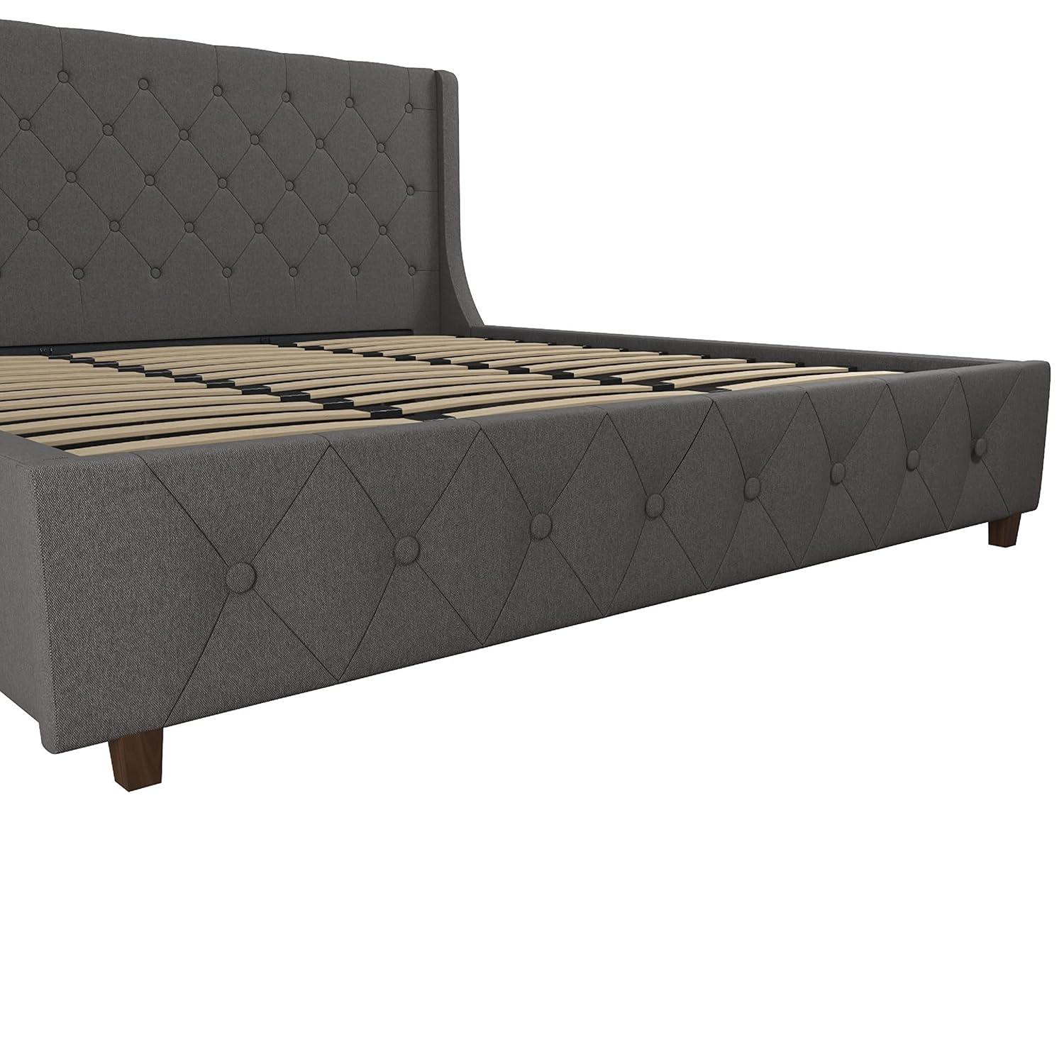 CosmoLiving by Cosmopolitan Mercer Tufted Upholstered Platform Bed