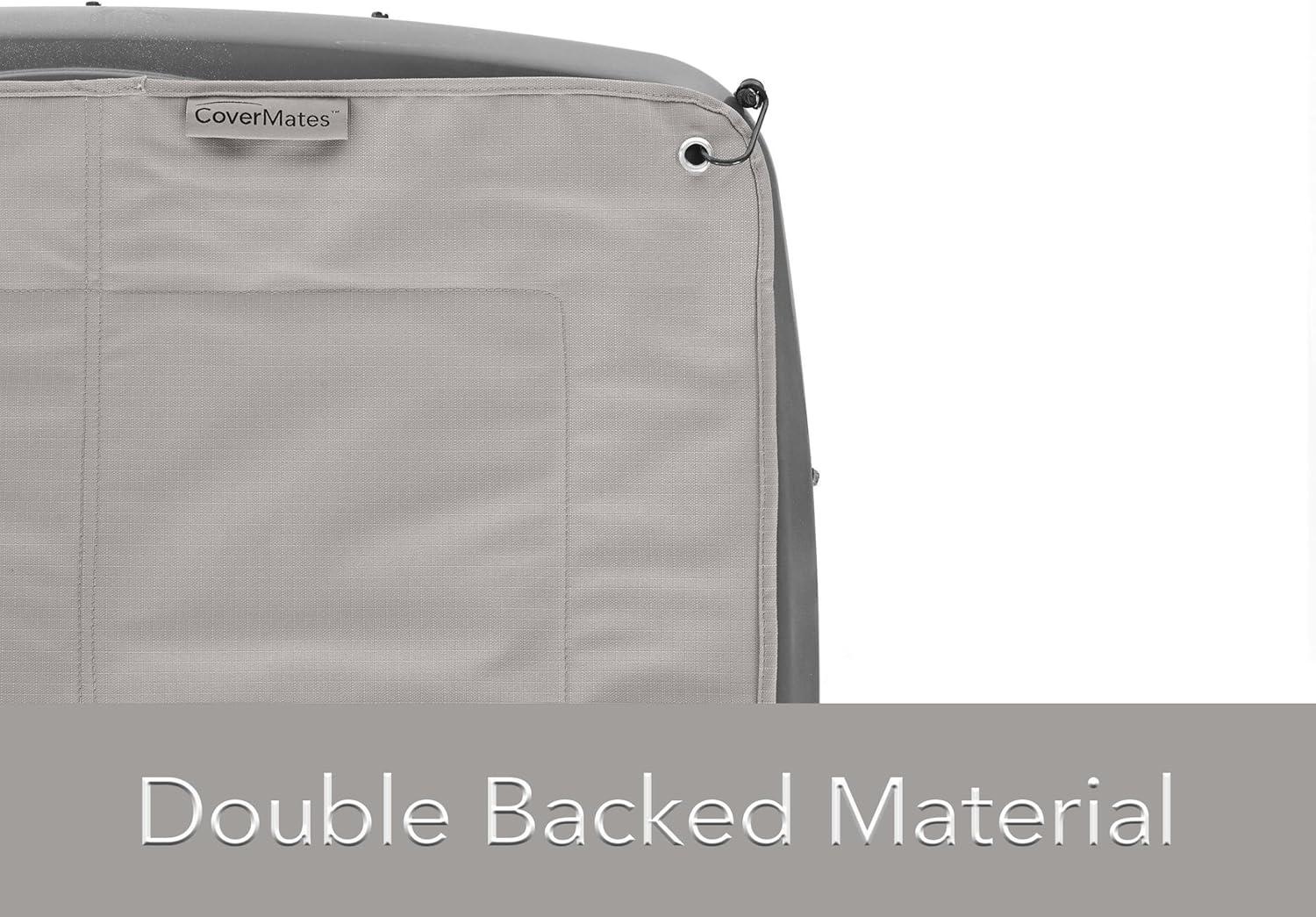 Covermates Armor Top Air Conditioner Cover â€“ Durable Outdoor Protection for AC Units, Ultima 600D Polyester, Armor Top 24W x 24D, Ripstop Grey