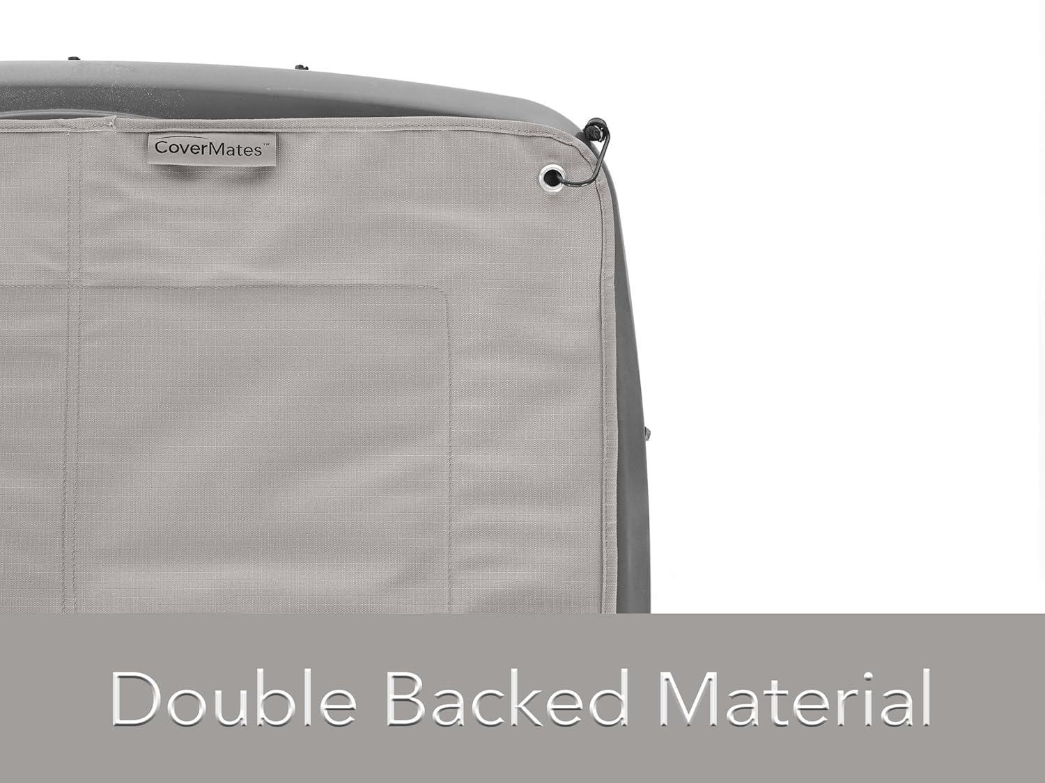 Covermates Armor Top Air Conditioner Cover â€“ Durable Outdoor Protection for AC Units, Ultima 600D Polyester, Armor Top 24W x 24D, Ripstop Grey