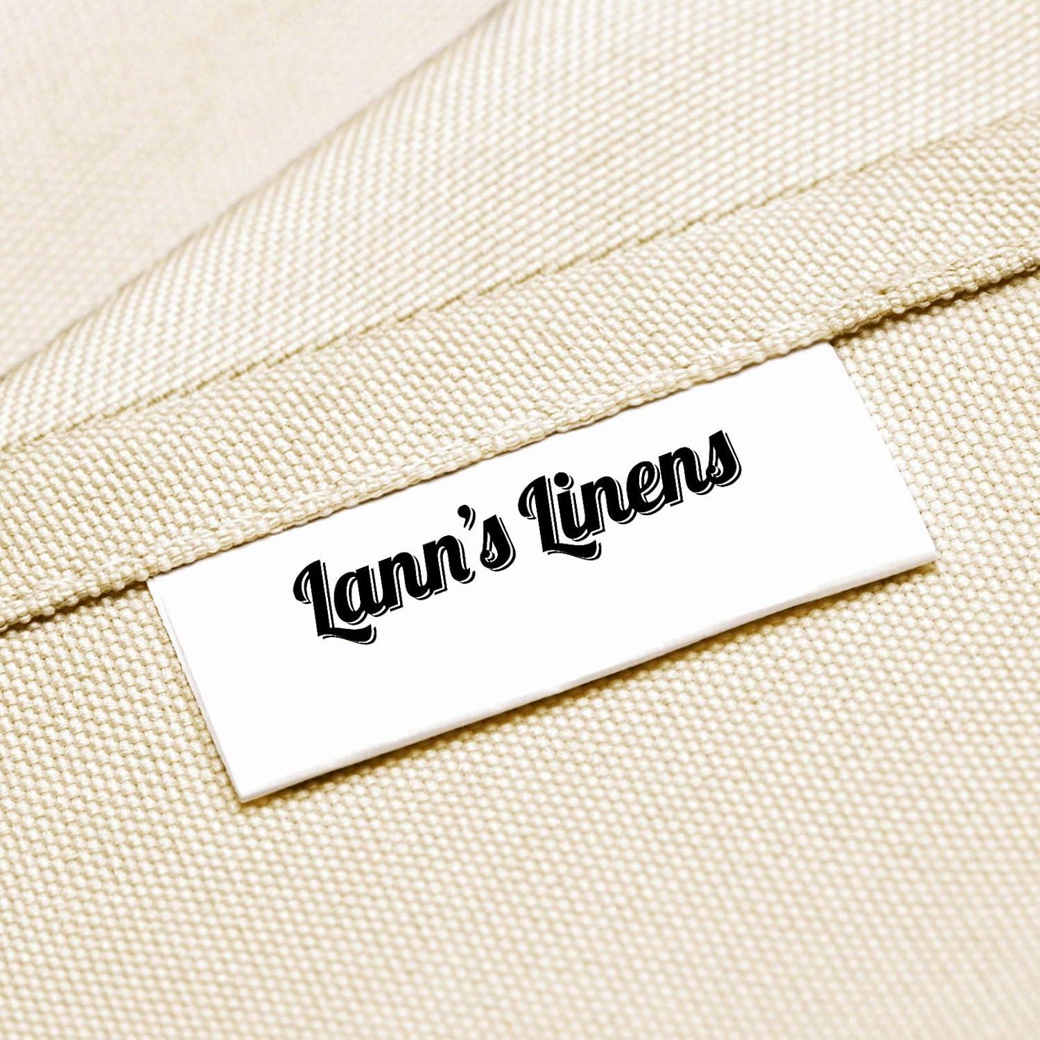 Lann's Linens Polyester Tablecloth - 90" x 156" Rectangular - Ivory