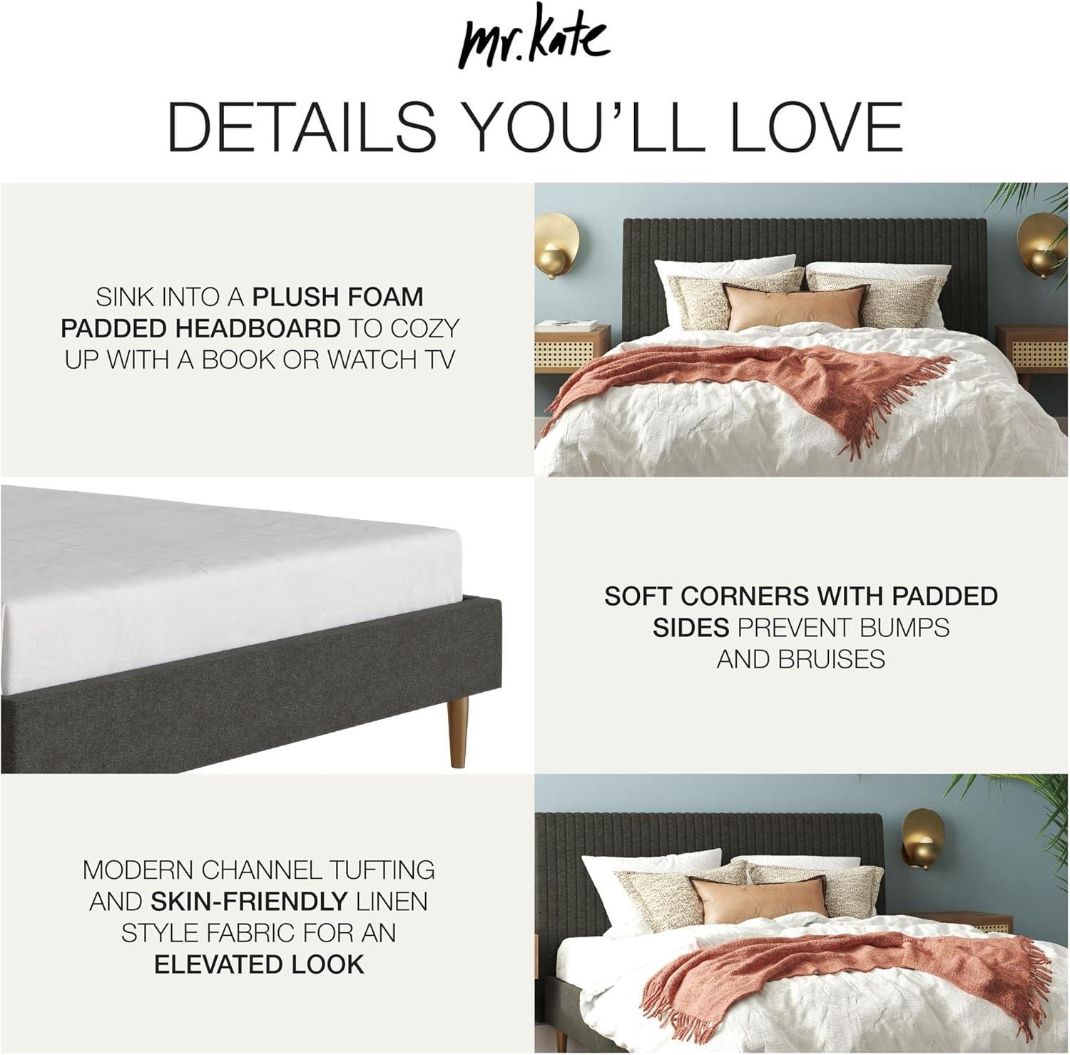 Daphne Upholstered Platform Bed