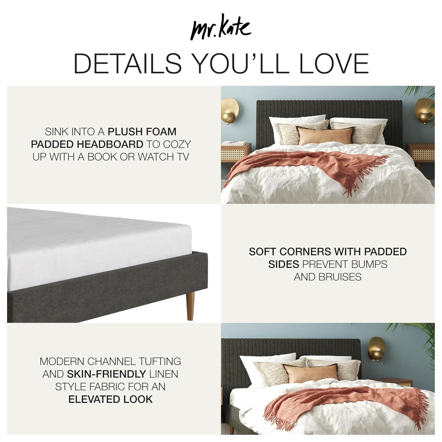Daphne Upholstered Platform Bed