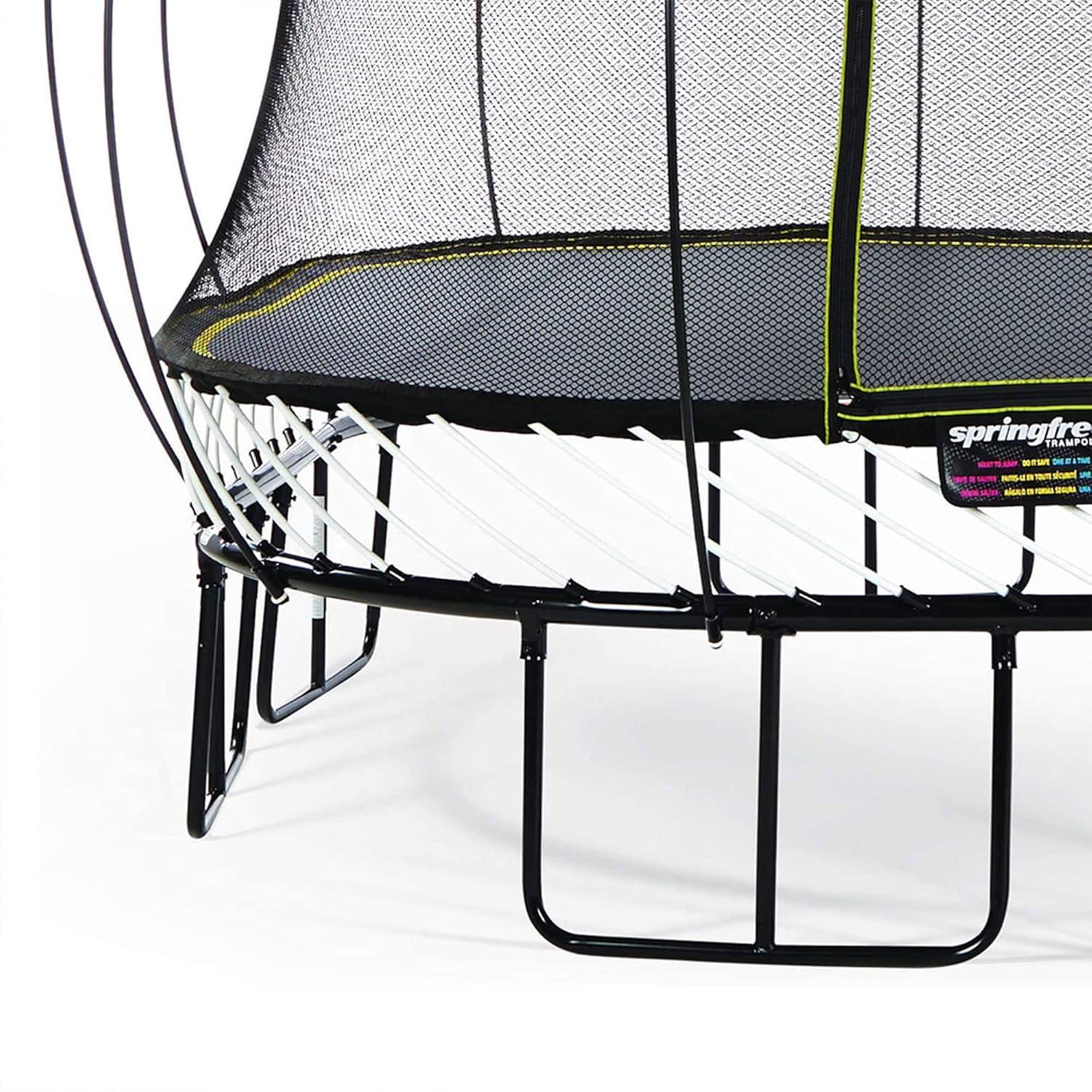 Springfree Trampoline Kids Outdoor Large 11 Ft Trampoline with Enclosure