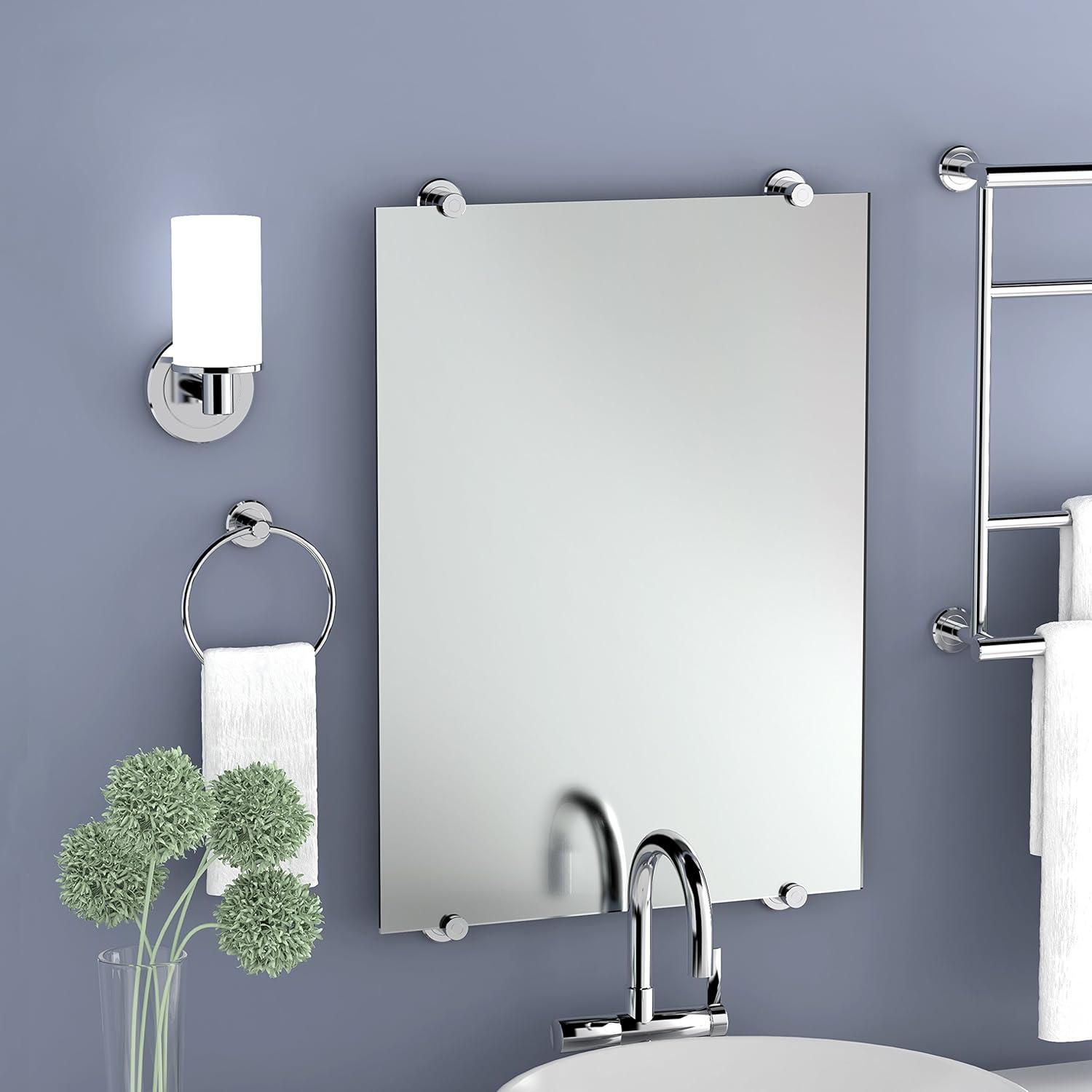 Latitude II Wall Mounted Towel Rack | Hotel Style Stainless Steel Towel Rack with Towel Bar