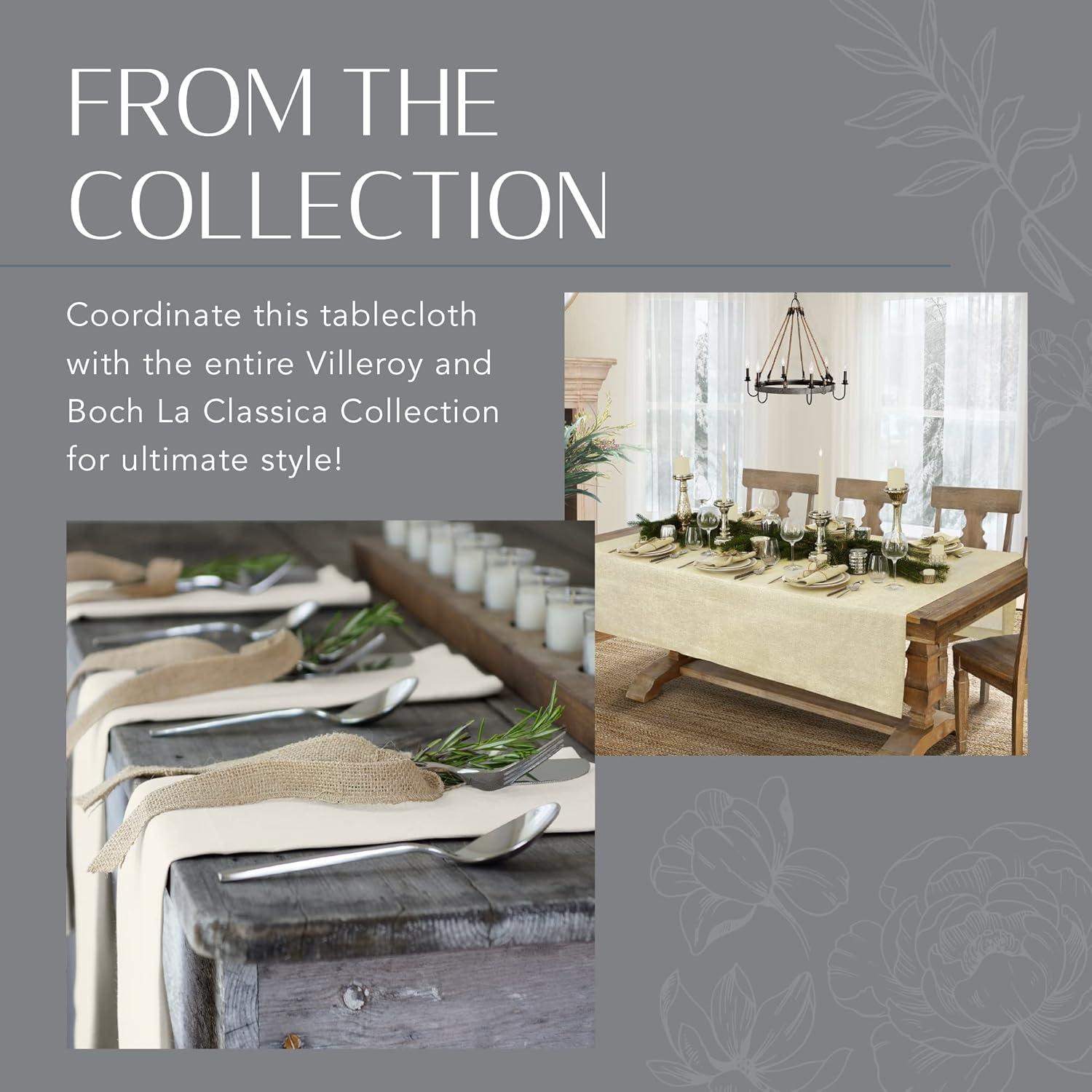 Villeroy & Boch La Classica Solid Color Linen Tablecloth & Reviews | Wayfair