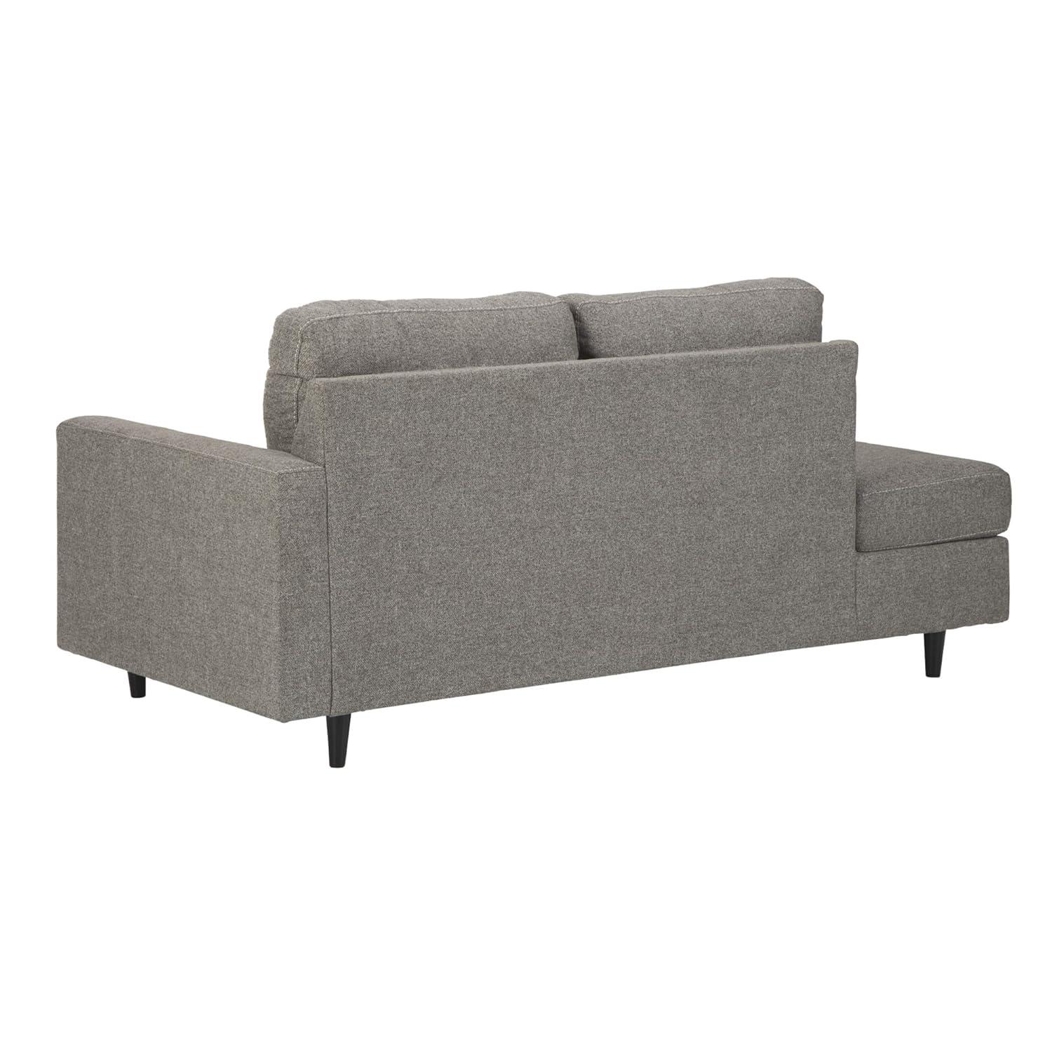 Signature Design by Ashley Lyman Right Arm Corner Chaise in Graphite
