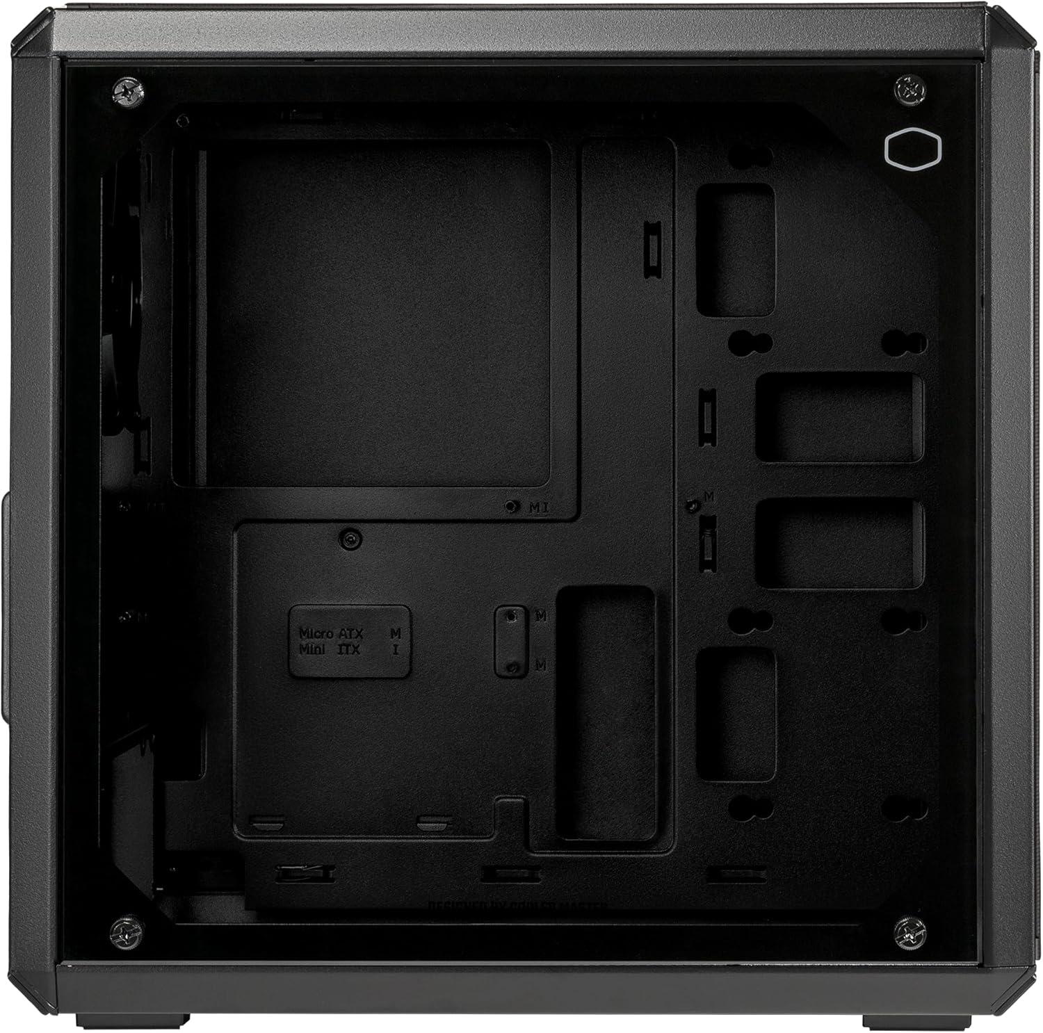 Cooler Master Q300L V2 Micro-ATX Tower, Magnetic Patterned Dust Filter, USB 3.2 Gen 2x2 (20GB), Tempered Glass Panel, CPU Coolers Max 159mm, GPU Max 360mm, Fully Ventilated Airflow (Q300LV2-KGNN-S00)