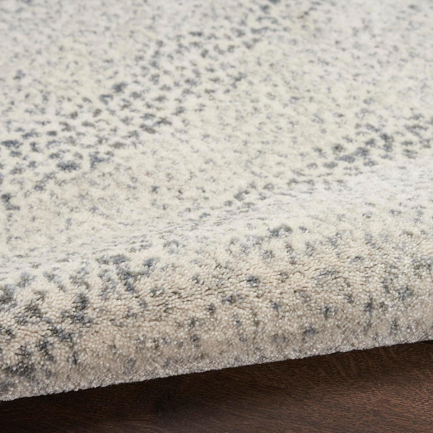 Nourison Elegance Modern Abstract Indoor Rug Beige Grey 7'10" x 10'6"