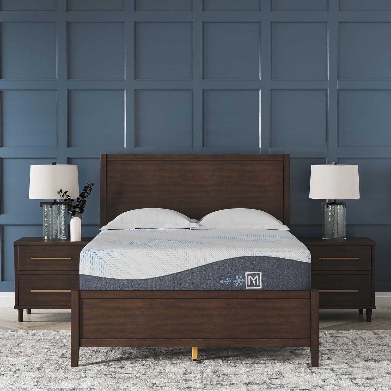 Signature Design by Ashley  Millennium Luxury Gel Memory Foam Queen Mattress, White