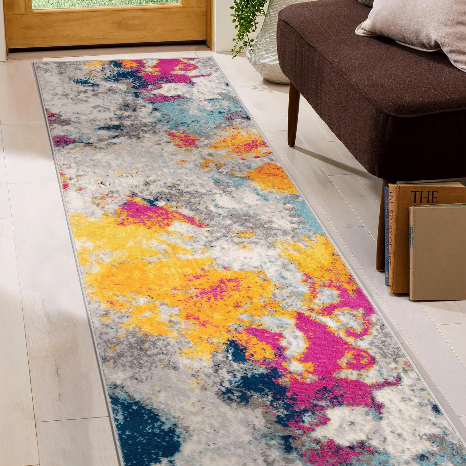 World Rug Gallery Abstract Contemporary Area Rug