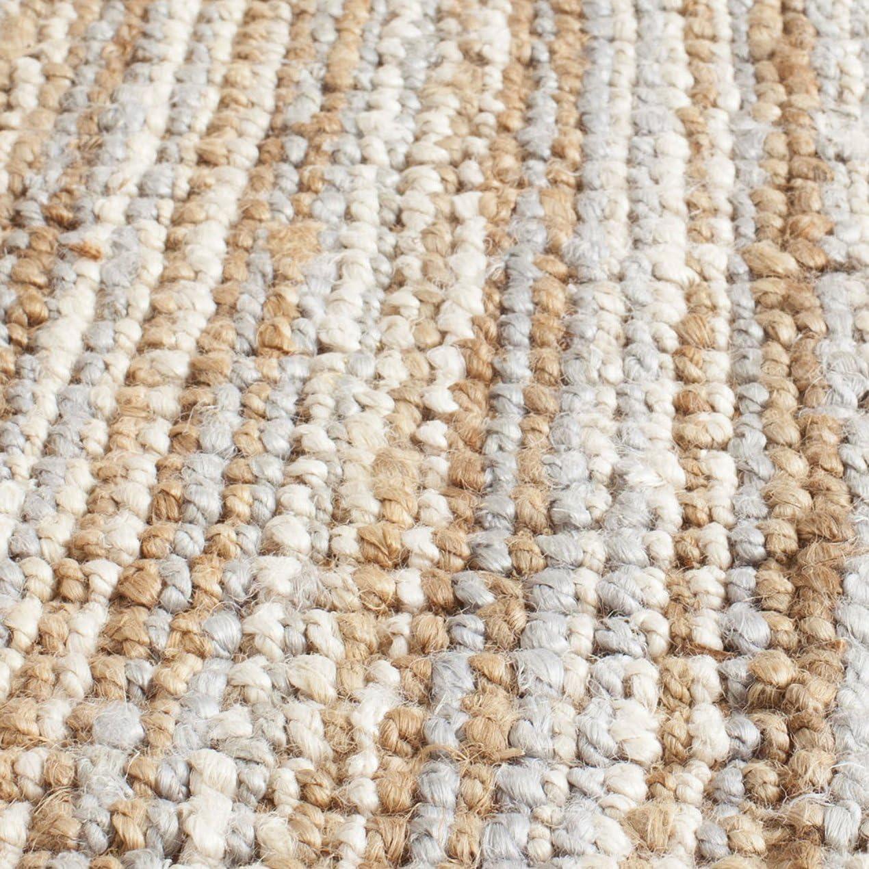 Natural Fiber NF447 Hand Woven Indoor Area Rug - Grey/Natural - 8'x10' - Safavieh.