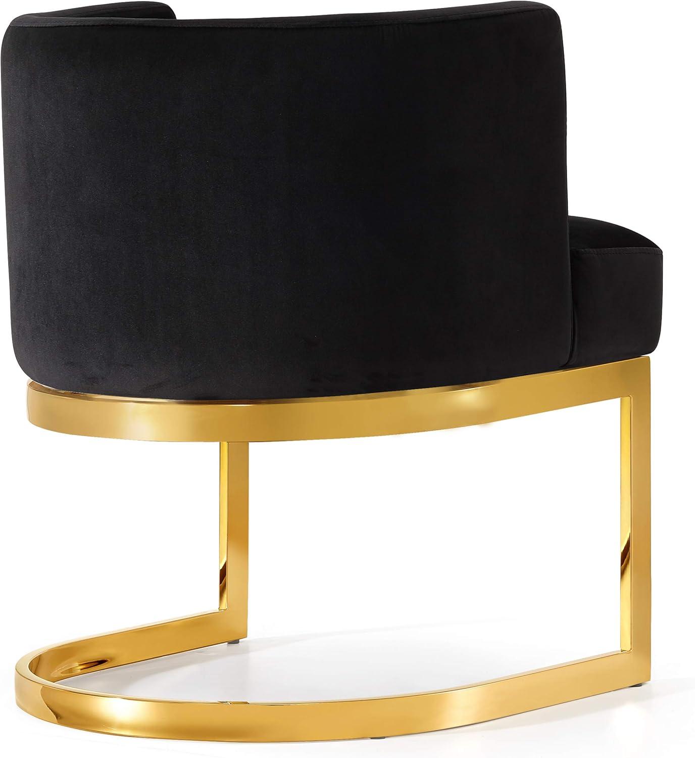 Meridian Furniture Gianna Black Velvet Dining Chair