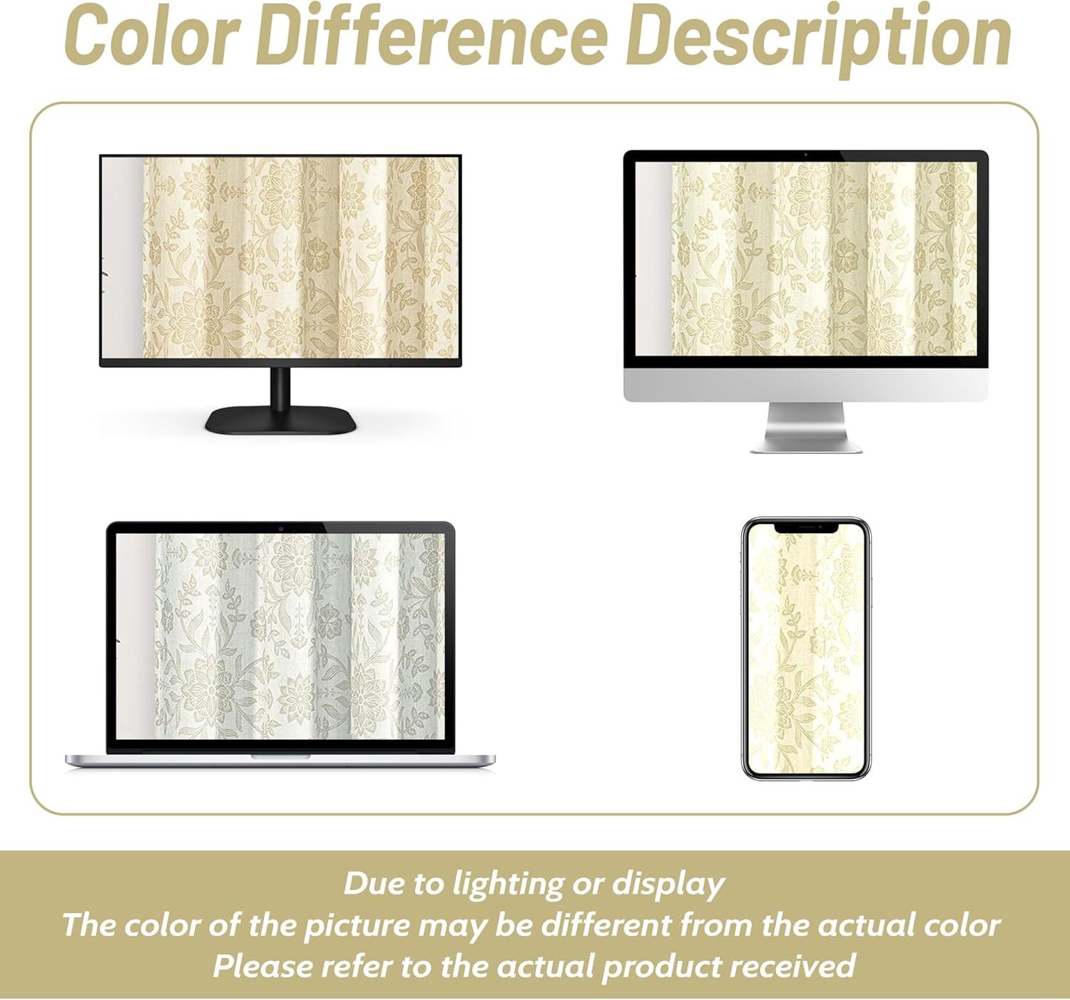 DriftAway Twyla Floral Tailored 52'' W Window Valance