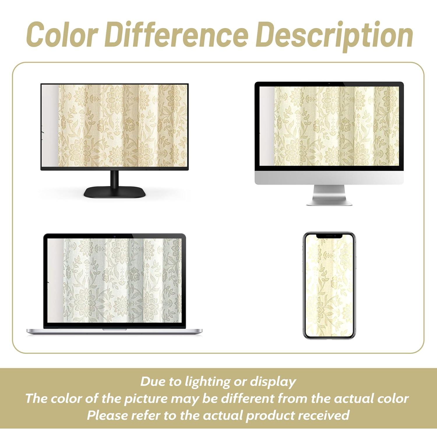 DriftAway Twyla Floral Tailored 52'' W Window Valance