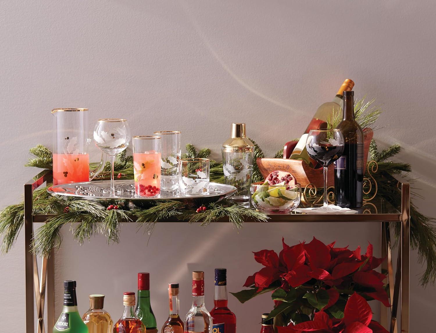 Lenox Holiday Gold 4-Piece Glassware Set