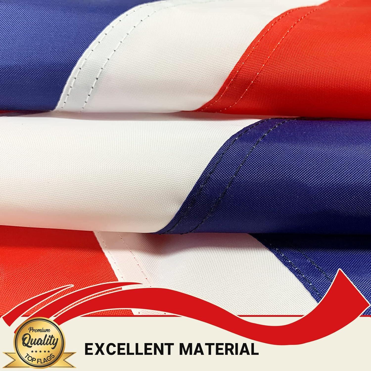 Patriotic UK Flag 3x5 Ft Polyester with Brass Grommets