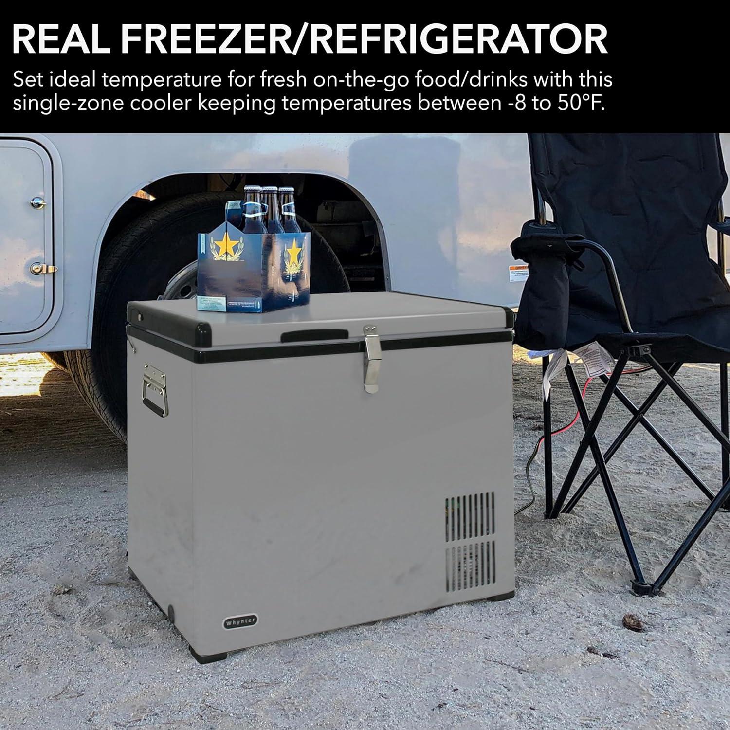 Freezer with Adjustable Temperature Controls