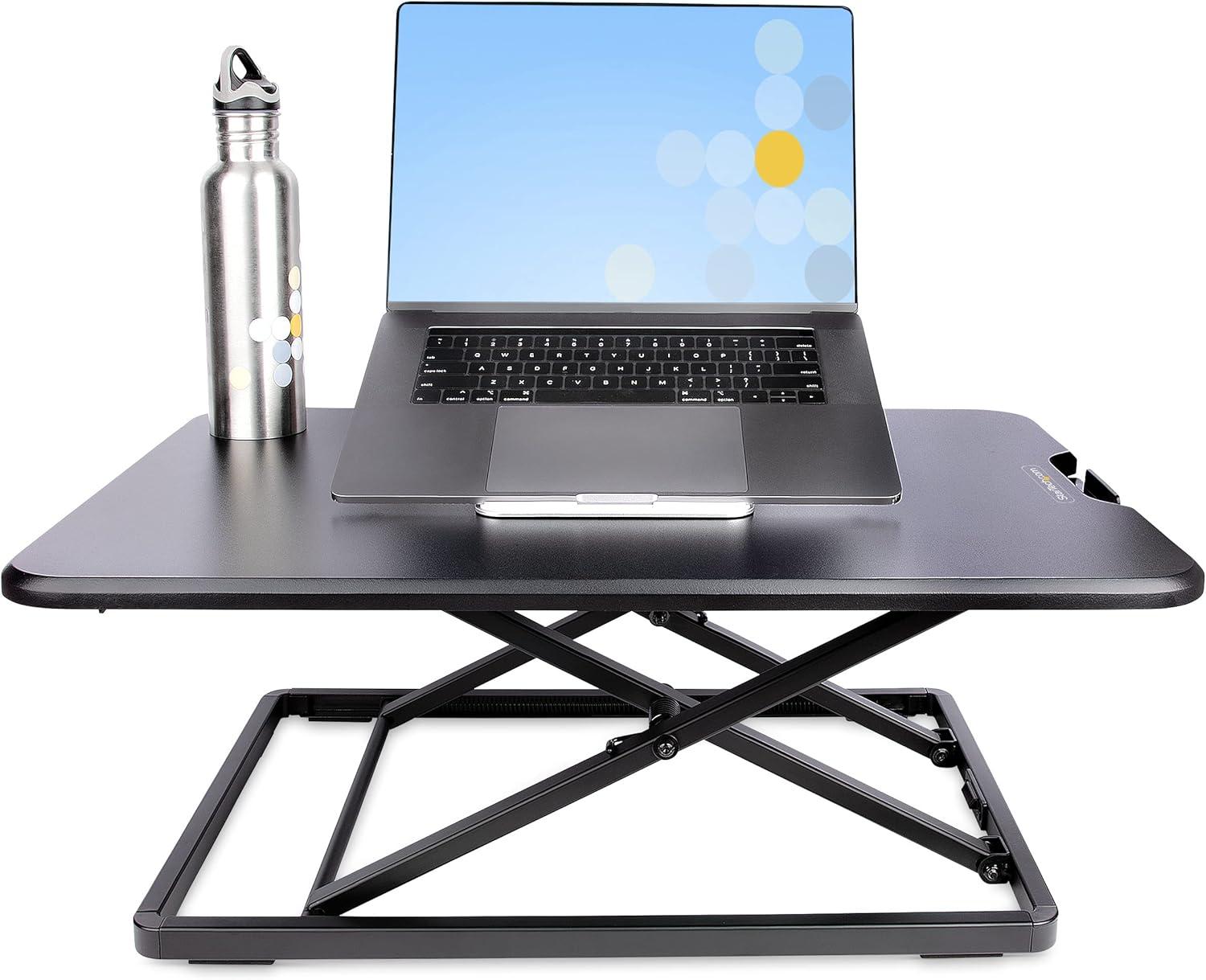 StarTech Standing Desk Converter for Laptop Height Adjustable LAPTOPSITSTAND