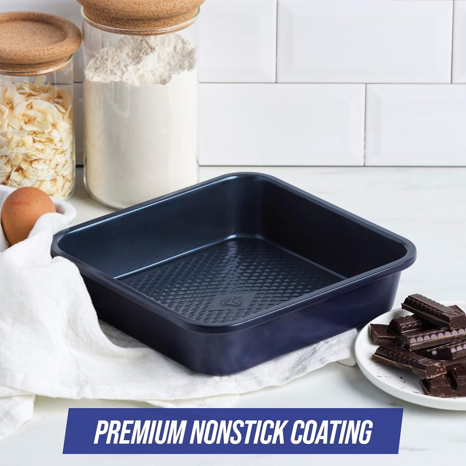 Blue Diamond Nonstick 8" Square Cake Pan