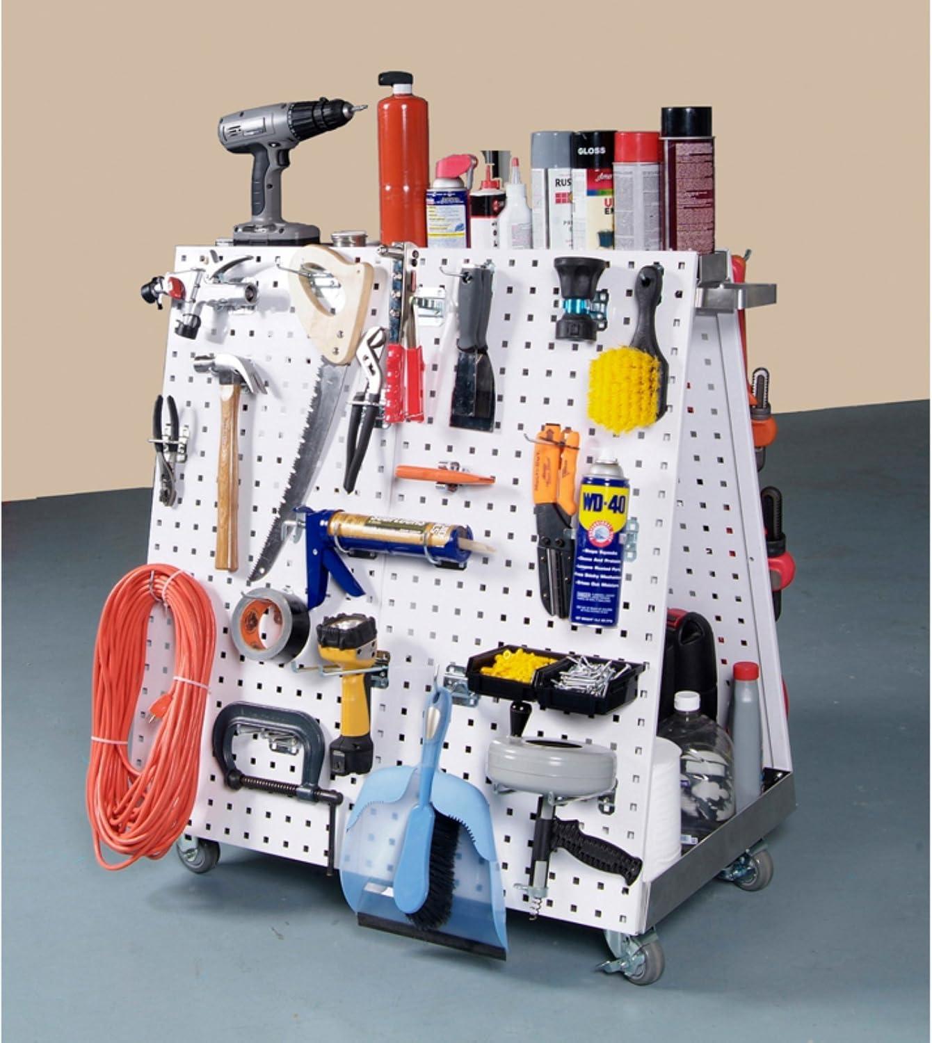 LocBoard Mobile Tool Cart & LocHook Assortment