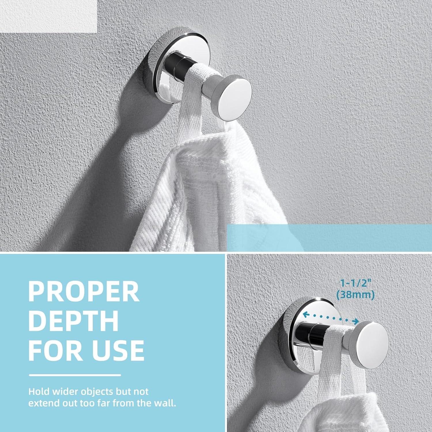 Stainless Steel Wall Mounted Robe Hook