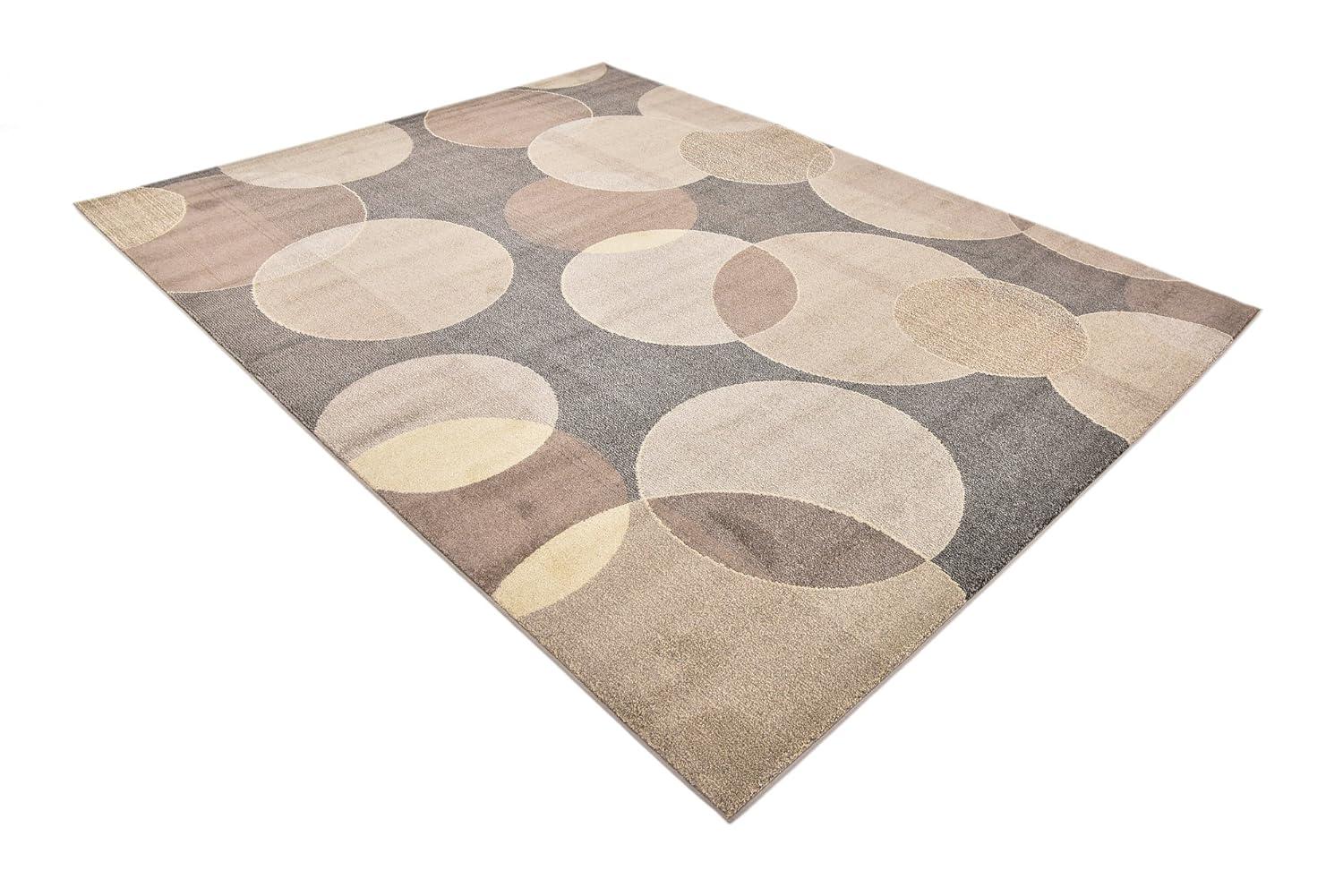 Unique Loom 8' 0 x 10' 0 Gray Chromatic Seaside Area Rug
