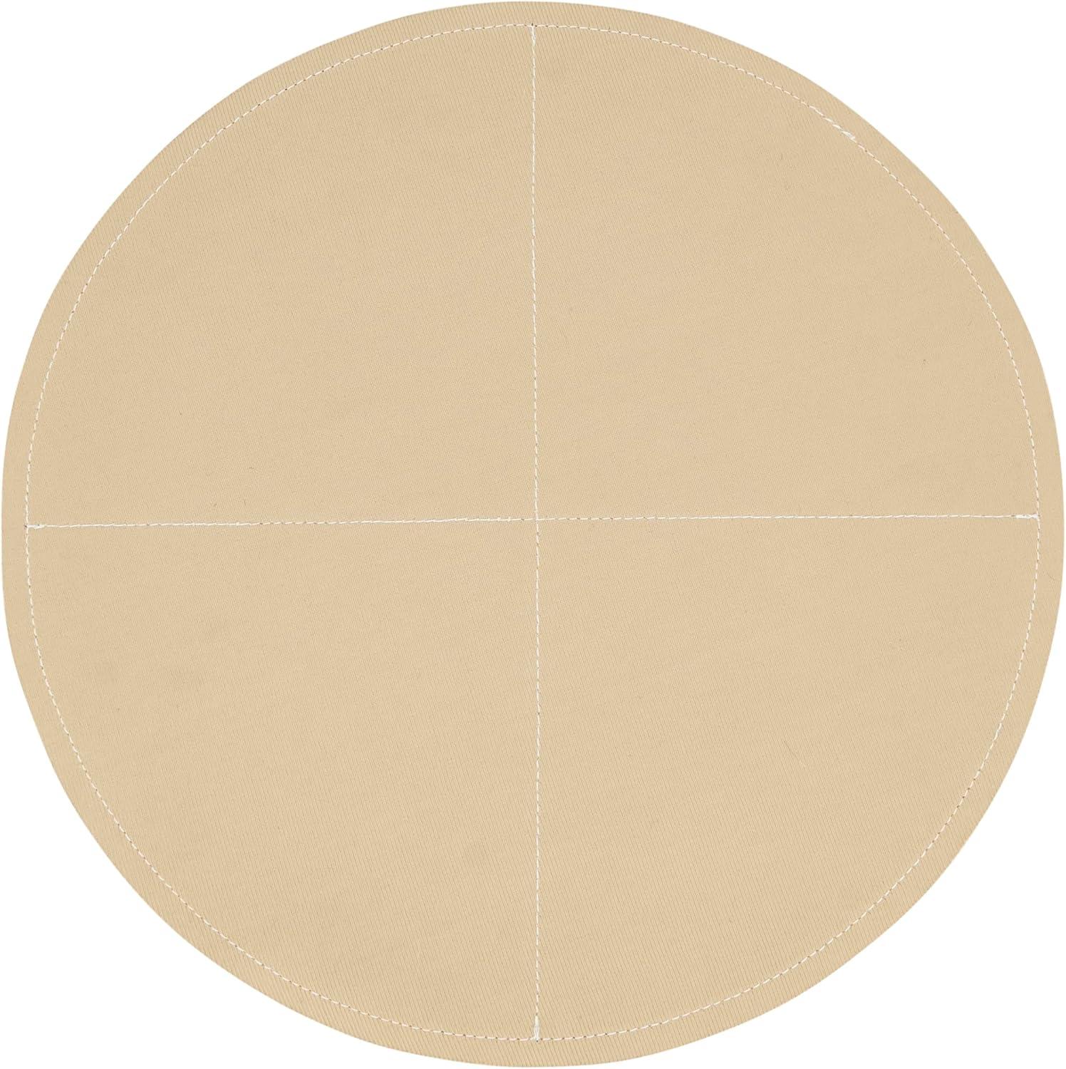 Mirela Collection 100% Polyurethane No Pattern Round Placemat