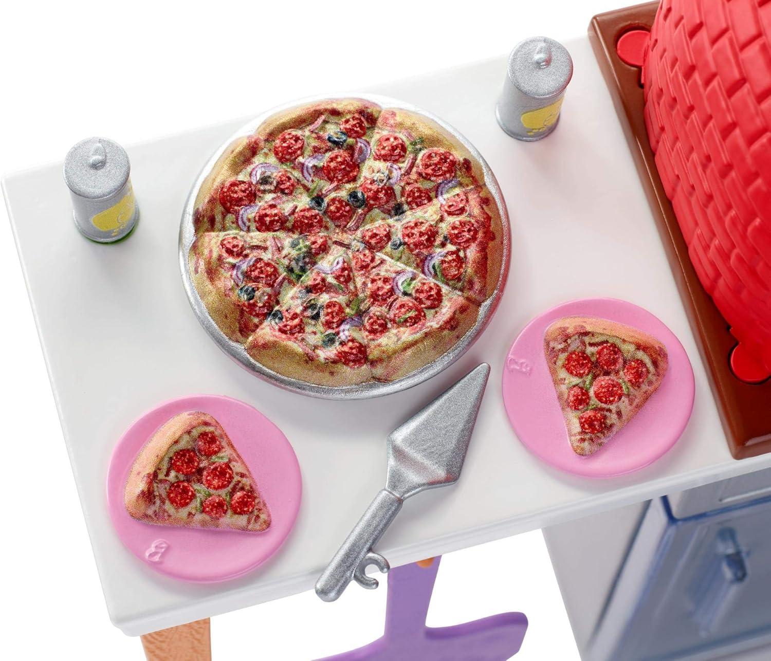 Barbie Estate Outdoor Furniture Set, Brick Pizza Oven