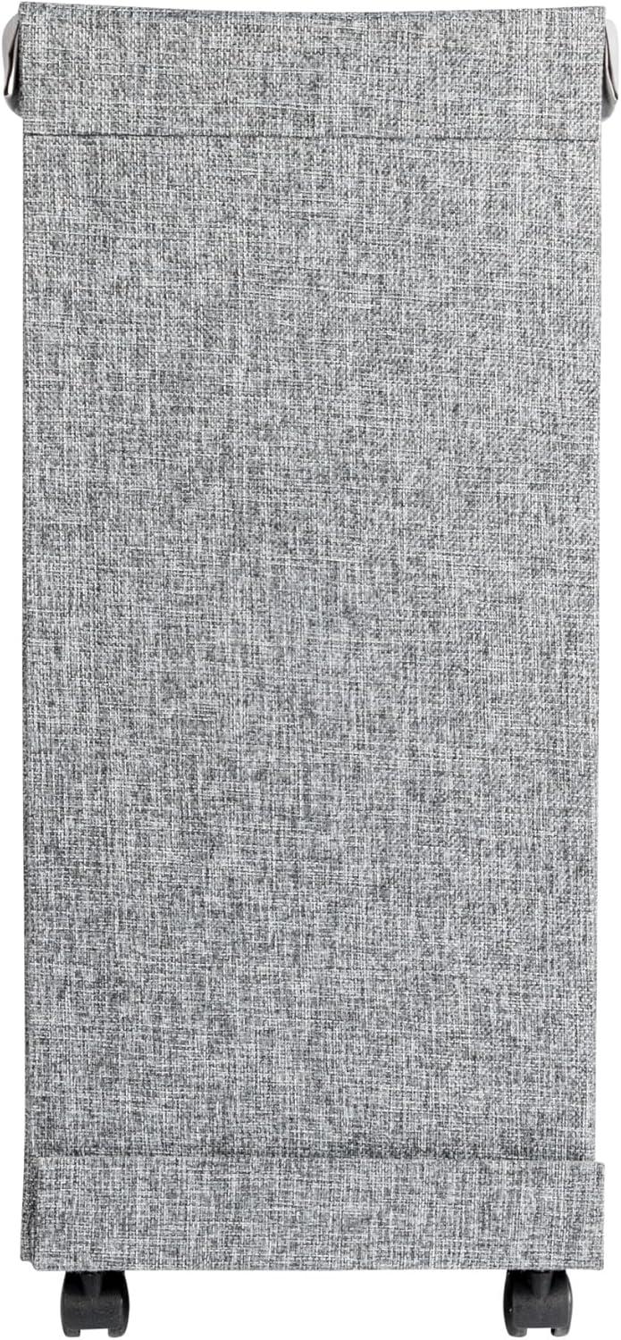 Household Essentials Rolling Laundry Hamper with Handles