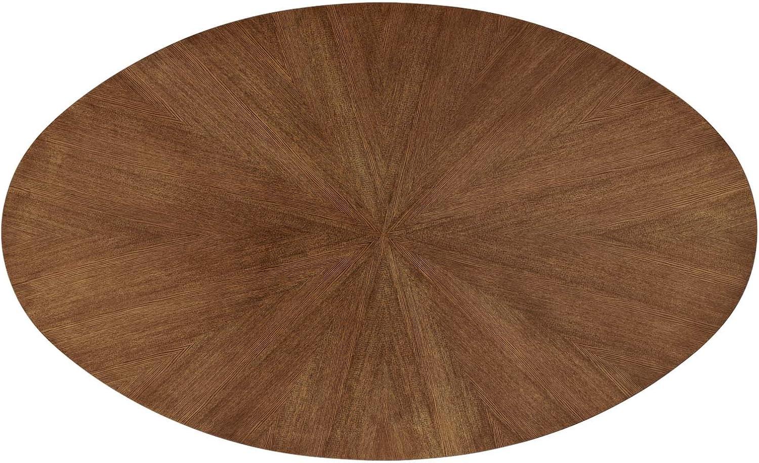 Modway Carson Carrington Kampbacken 71-inch Oval Wood Dining Table