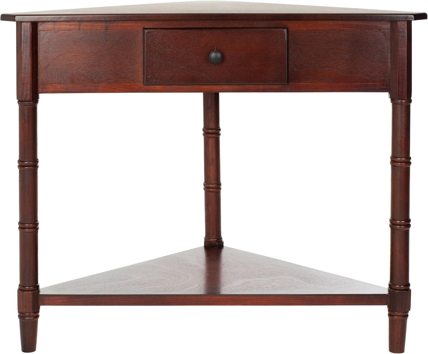 Gomez Corner Table - AMH5709D - Brown - Safavieh Couture