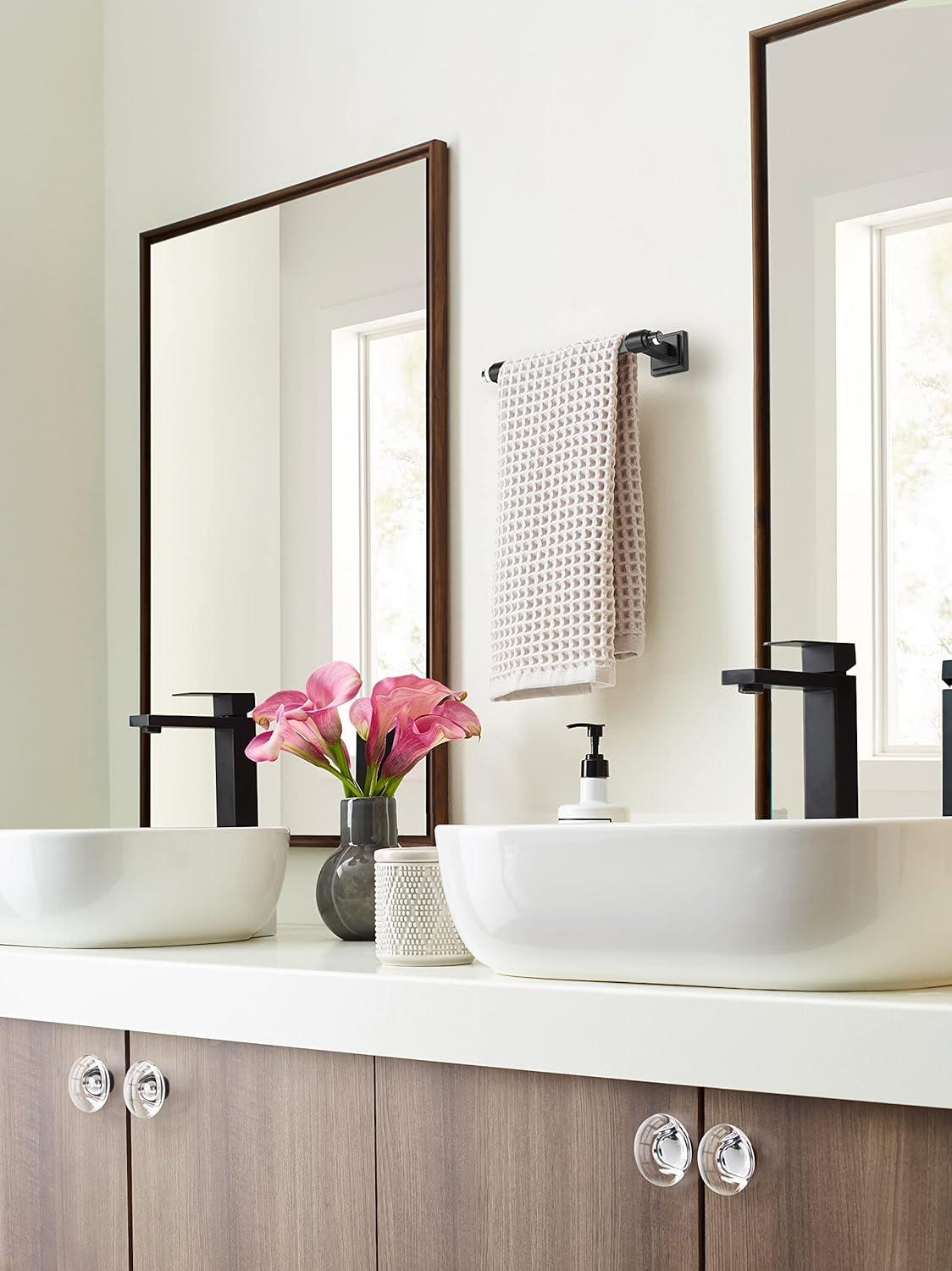 Amerock Glacio 10.25" Wall Mounted Towel Bar BH36065CMB