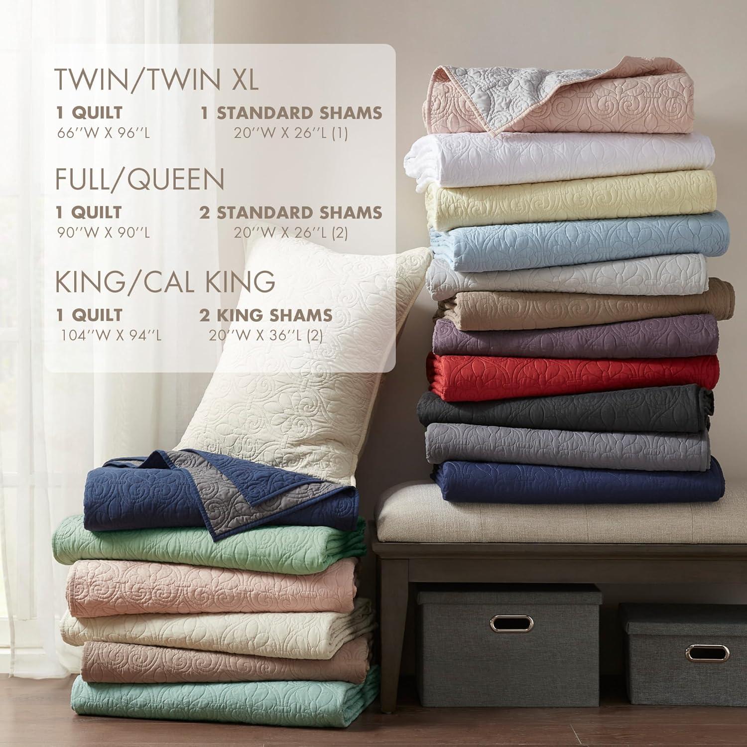 Madison Park Quebec Reversible Quilt Set