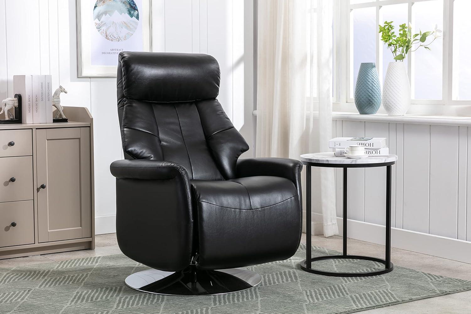 Relax-R Faux Leather Swivel Recliner