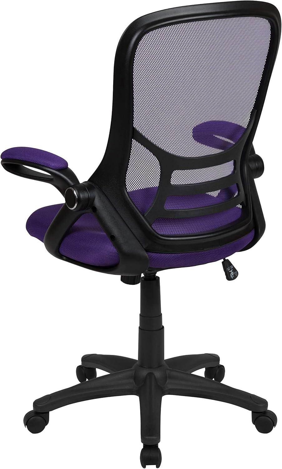 Flash Furniture High Back Mesh Ergonomic Swivel Office Chair with Flip-up Arms