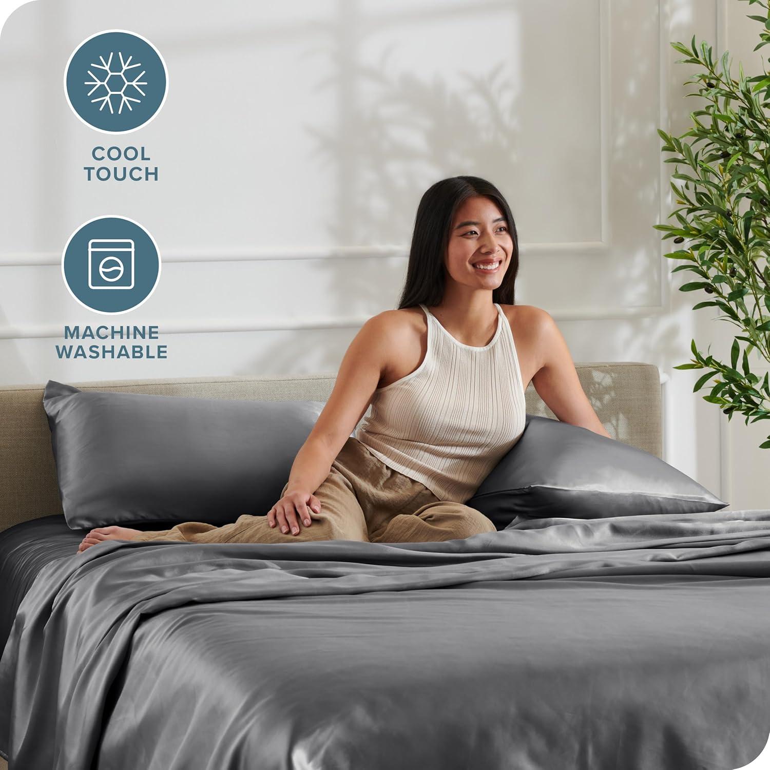 Satin Sheet Set by Bare Home