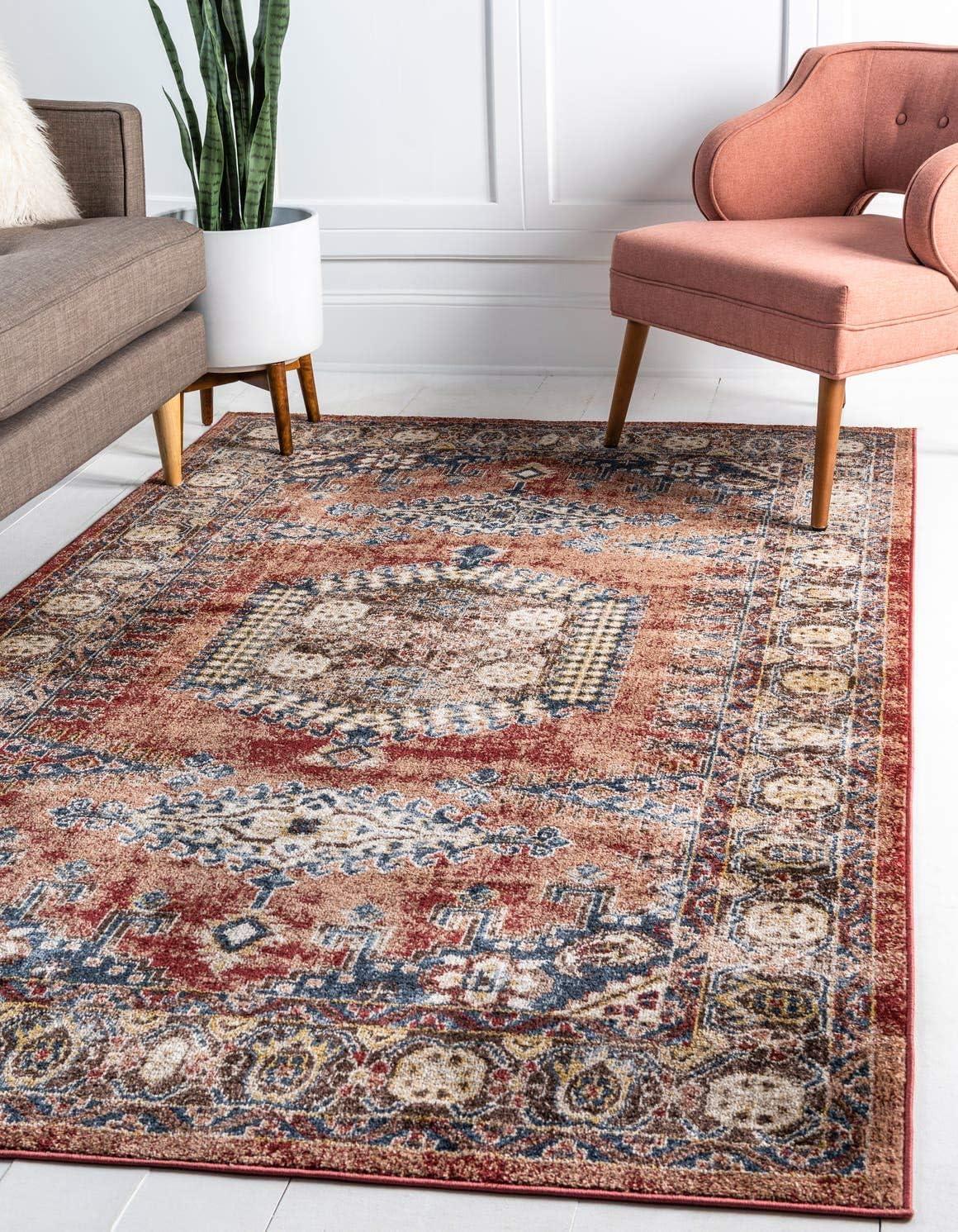 Unique Loom 2' 2 x 3' 0 Utopia Larissa Terracotta Area Rug