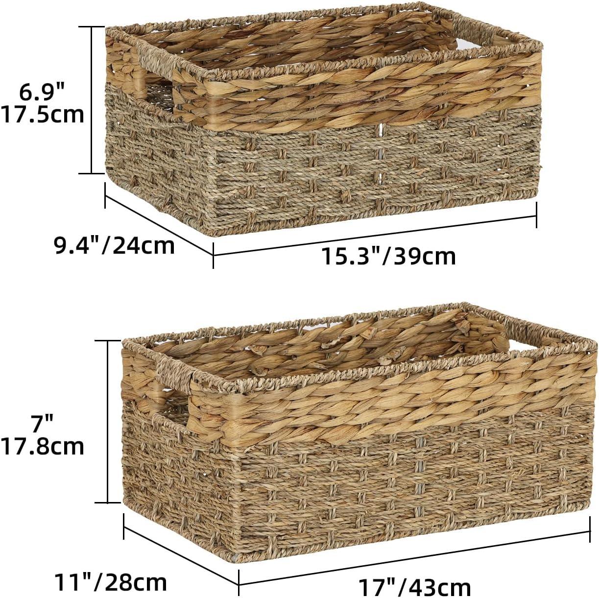 Casafield Casafield Seagrass Basket (Set of 2)