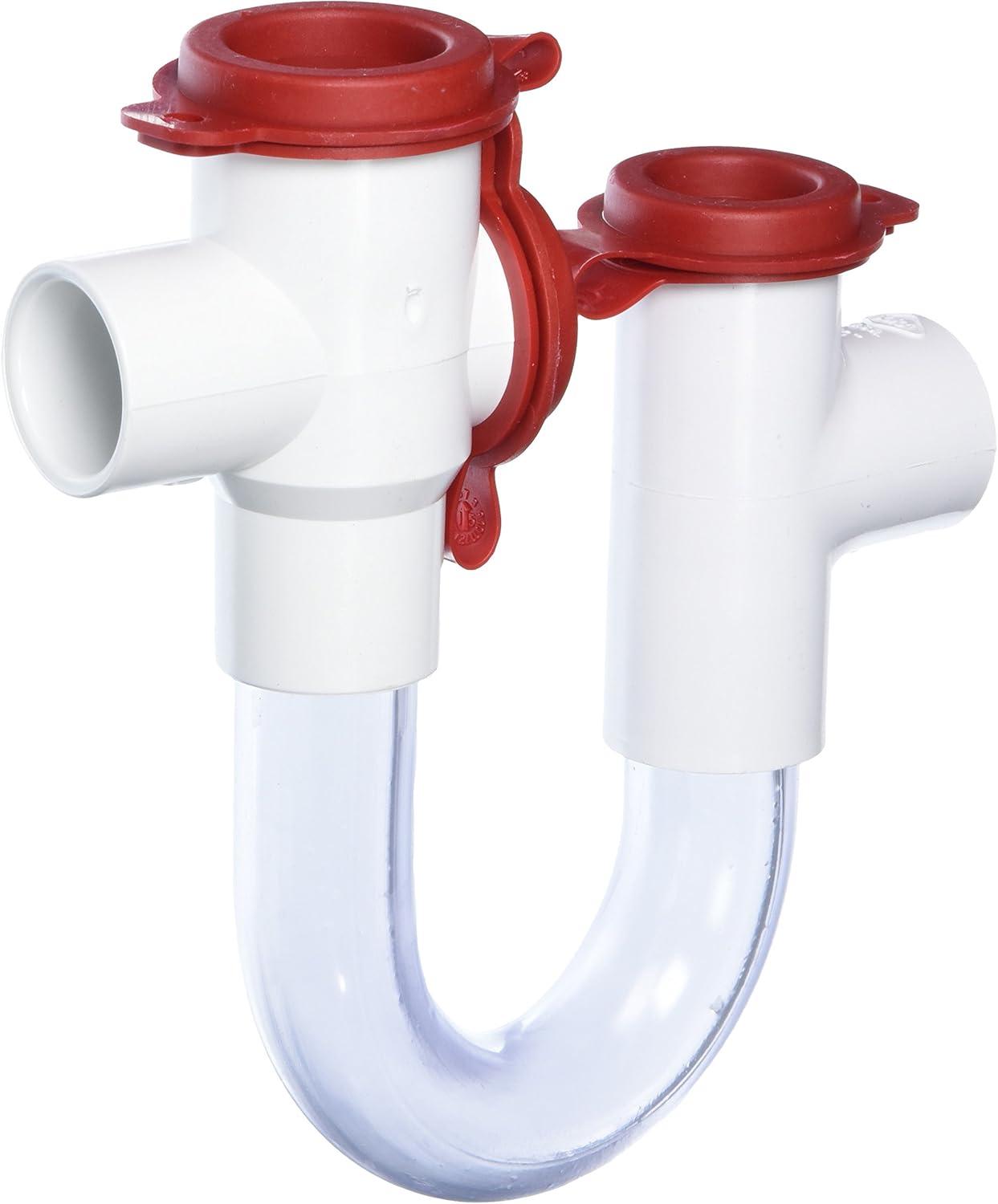 White and Red 3/4-Inch Condensate EZ Trap Kit