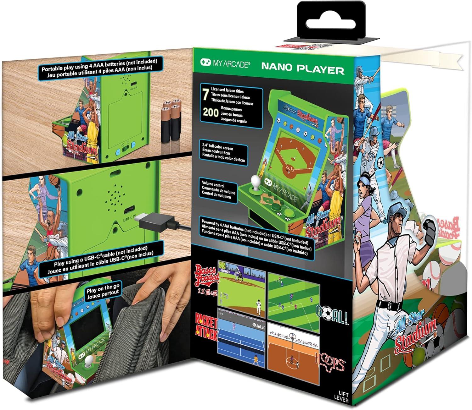 My Arcade All-Star Stadium Nano Player, 207 Games, DGUNL-4123