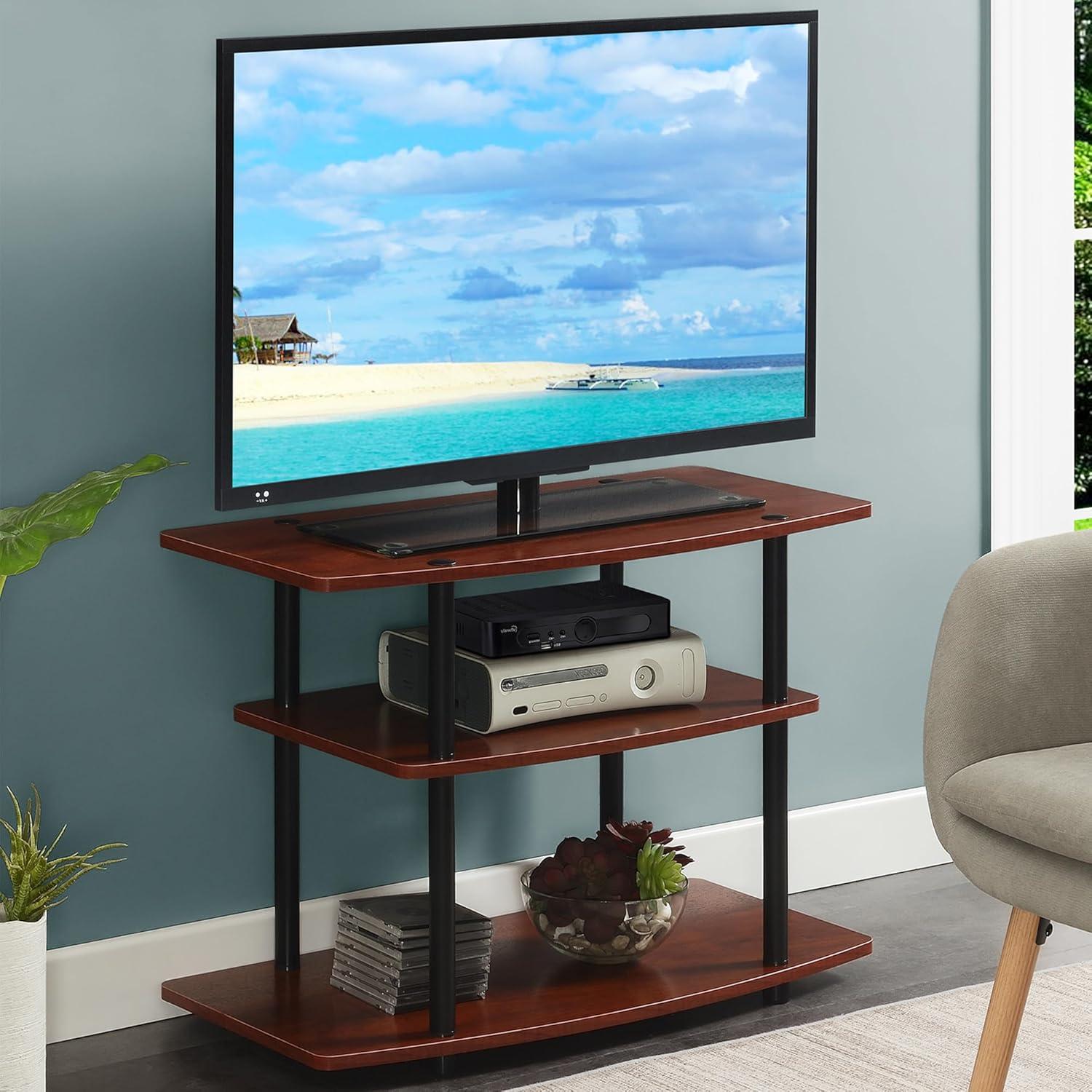 Convenience Concepts Designs2Go 3 Tier TV Stand Multiple Finishes