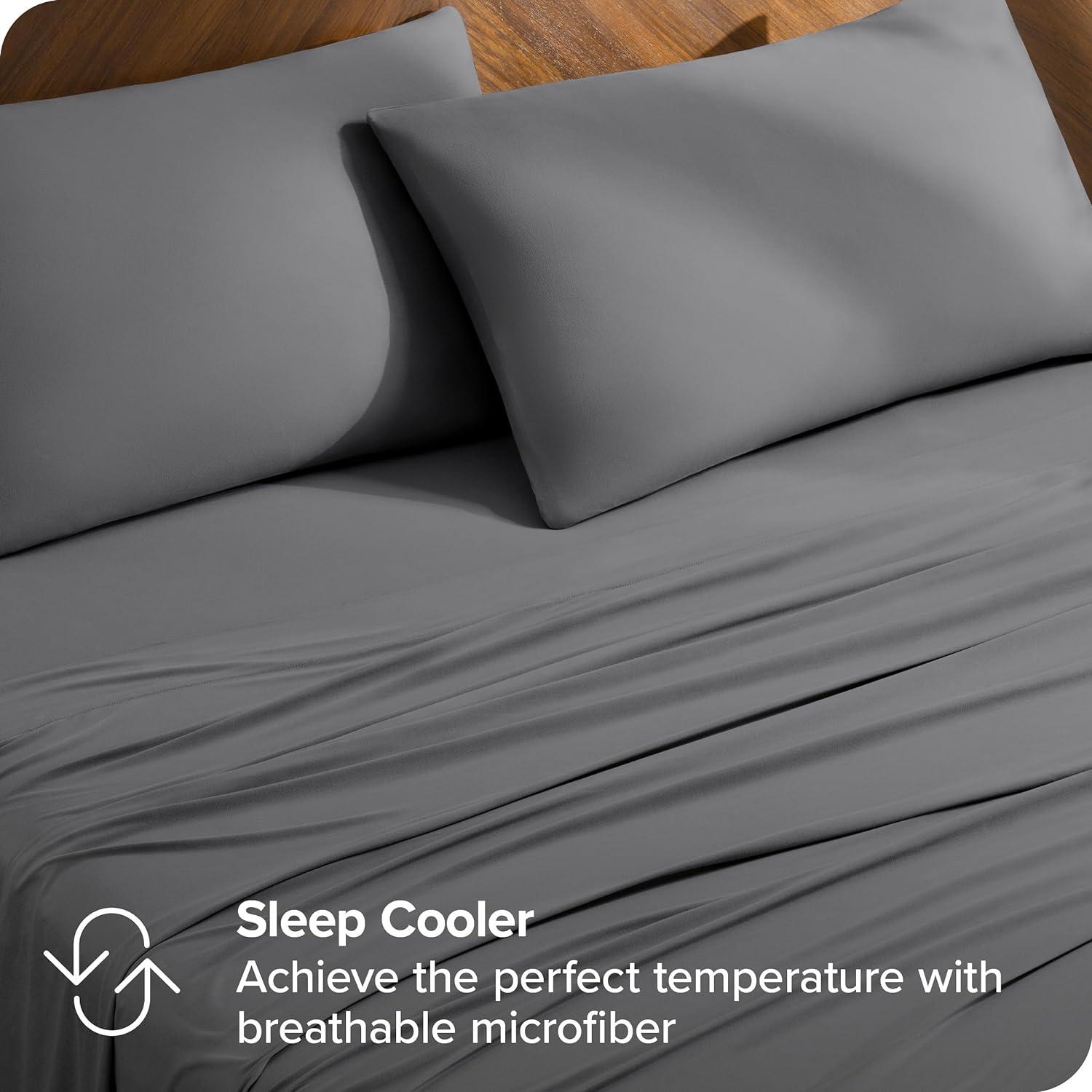 Bare Home Microfiber Stretch Sheet Set