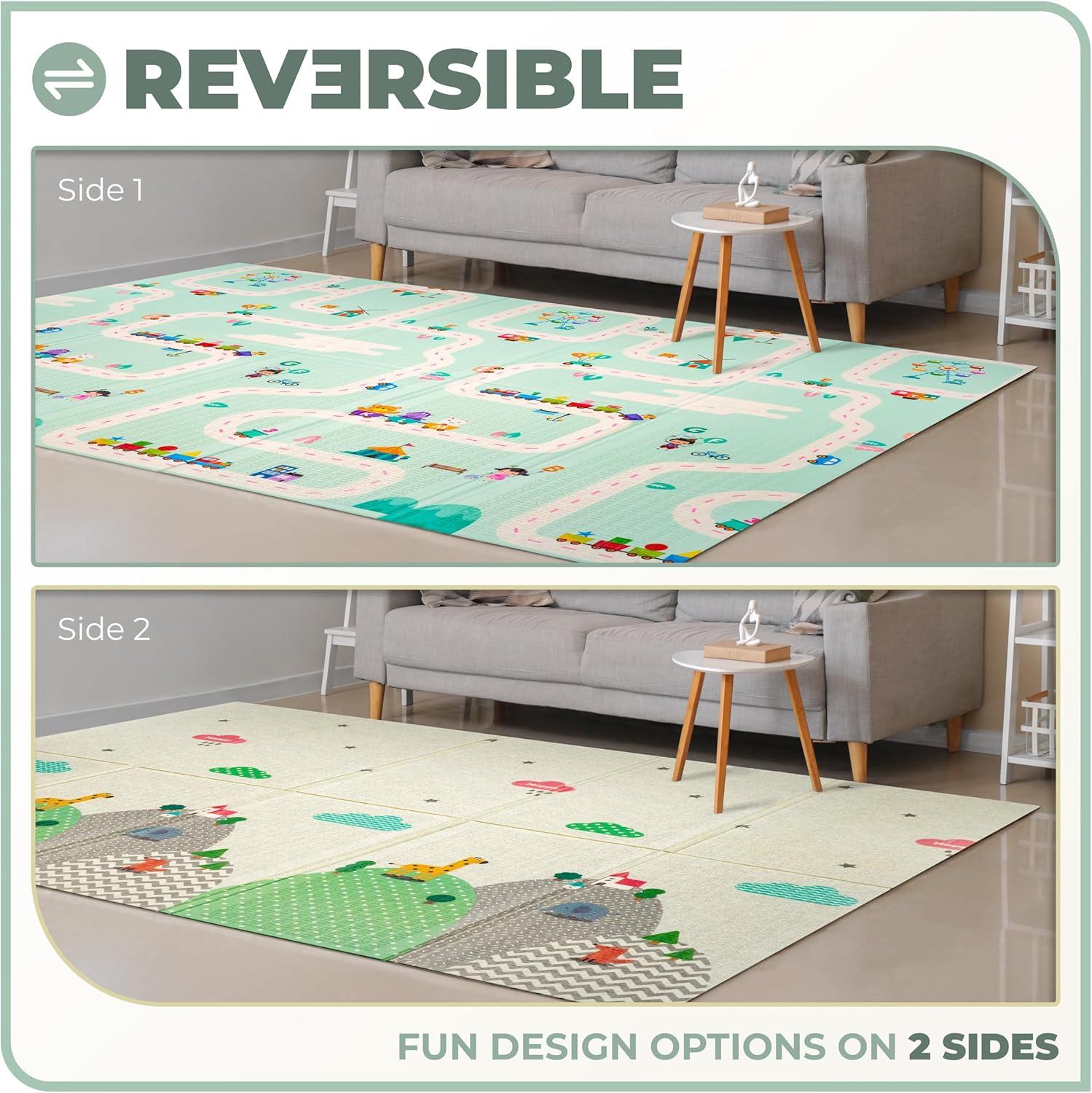 Sorbus Sorbus 78" Road Trip Route Kids Foam Mats