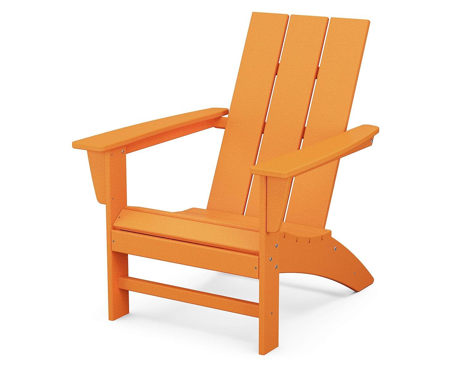 Modern Adirondack High-Density Polyethylene (HDPE) Outdoor Adirondack Chair
