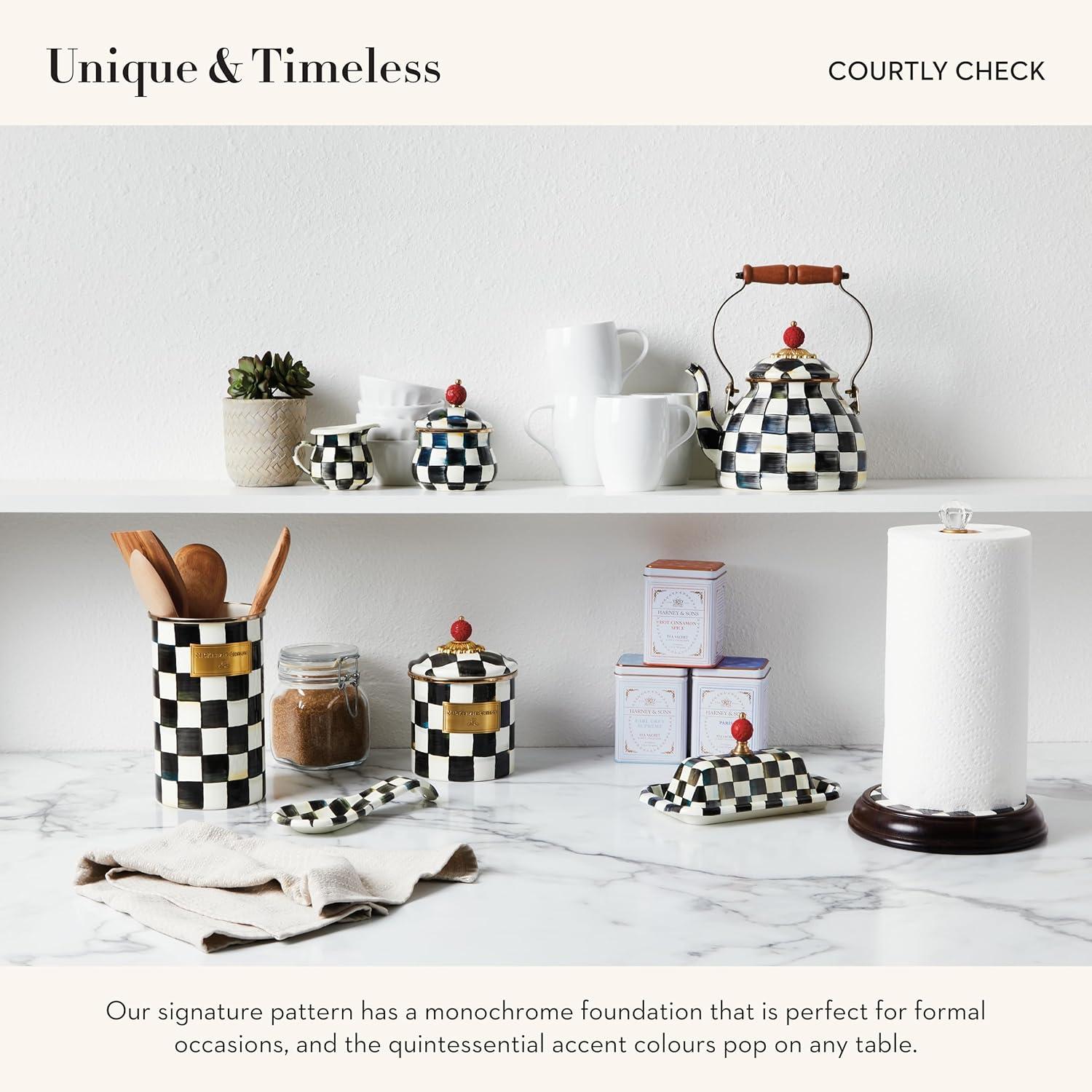 MacKenzie-Childs Courtly Check® Canister