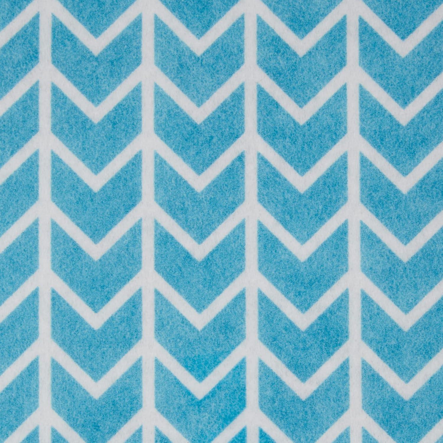 Design Imports Herringbone Print Liner (Set of 6)