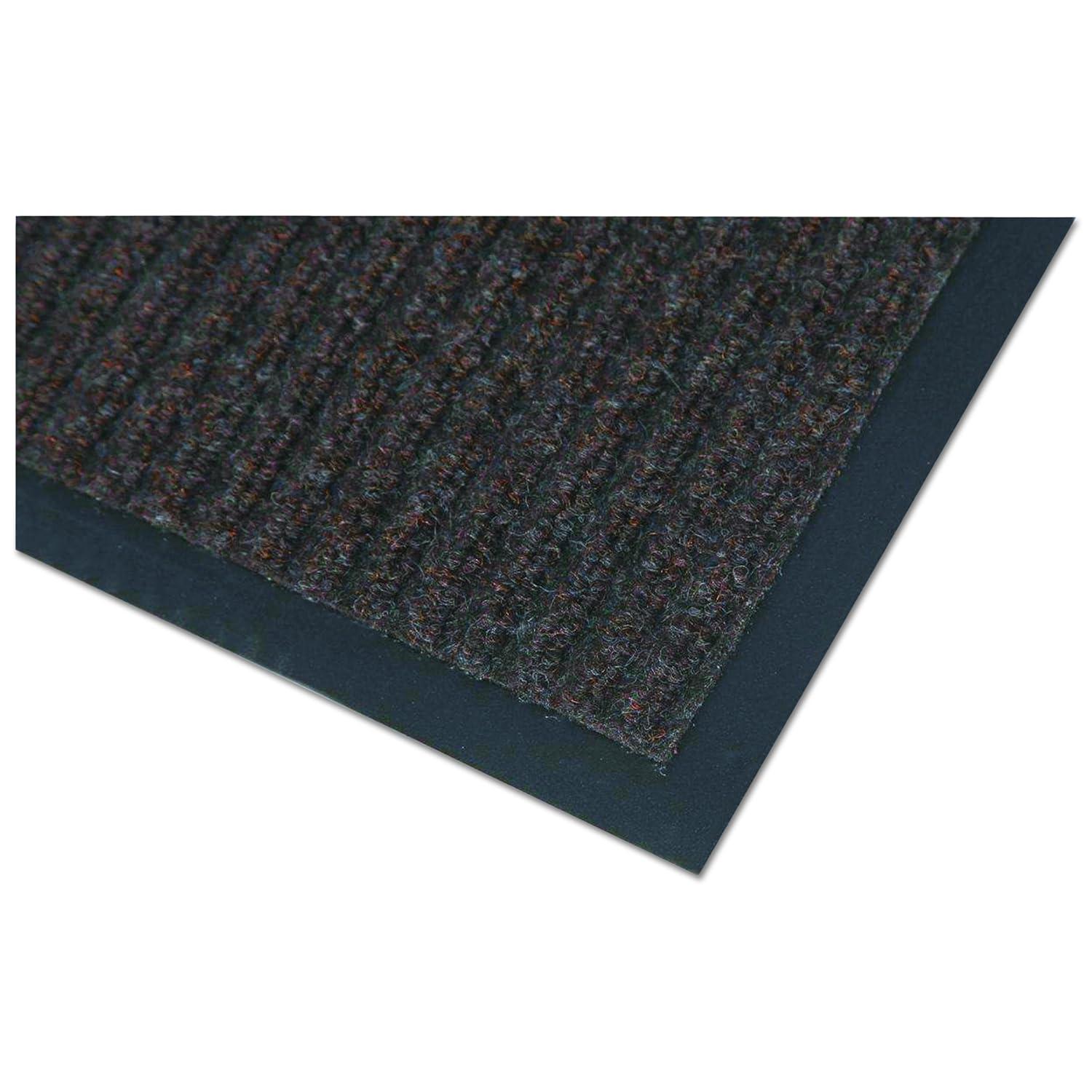 Needle Rib Wipe and Scrape Mat Polypropylene, 36 x 60, Brown