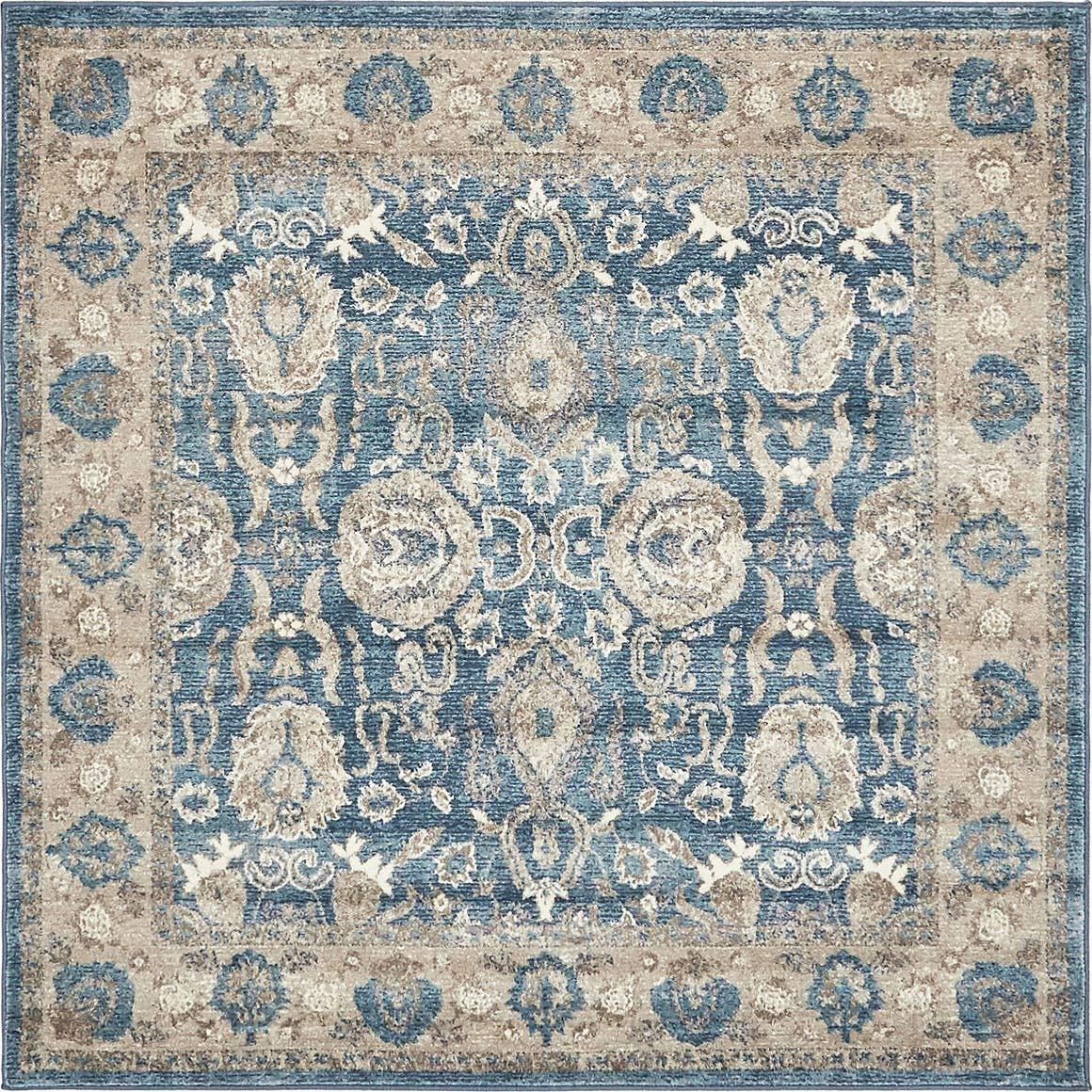 RugPal Linz Oriental Blue Area Rug